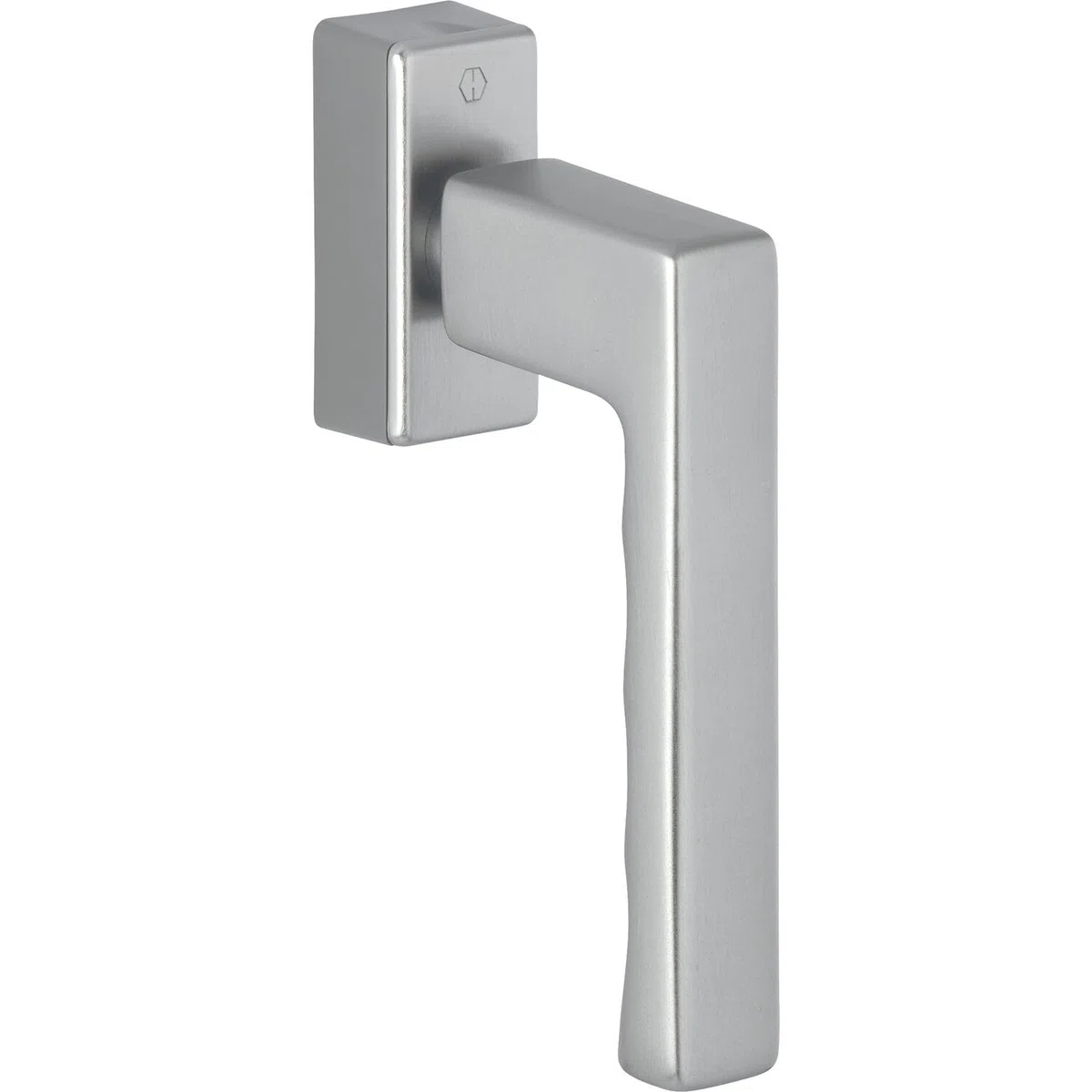 HOPPE 11736015 - Maniglia per finestra Toulon SecuForte, VK 32-42 mm, in alluminio, nero opaco