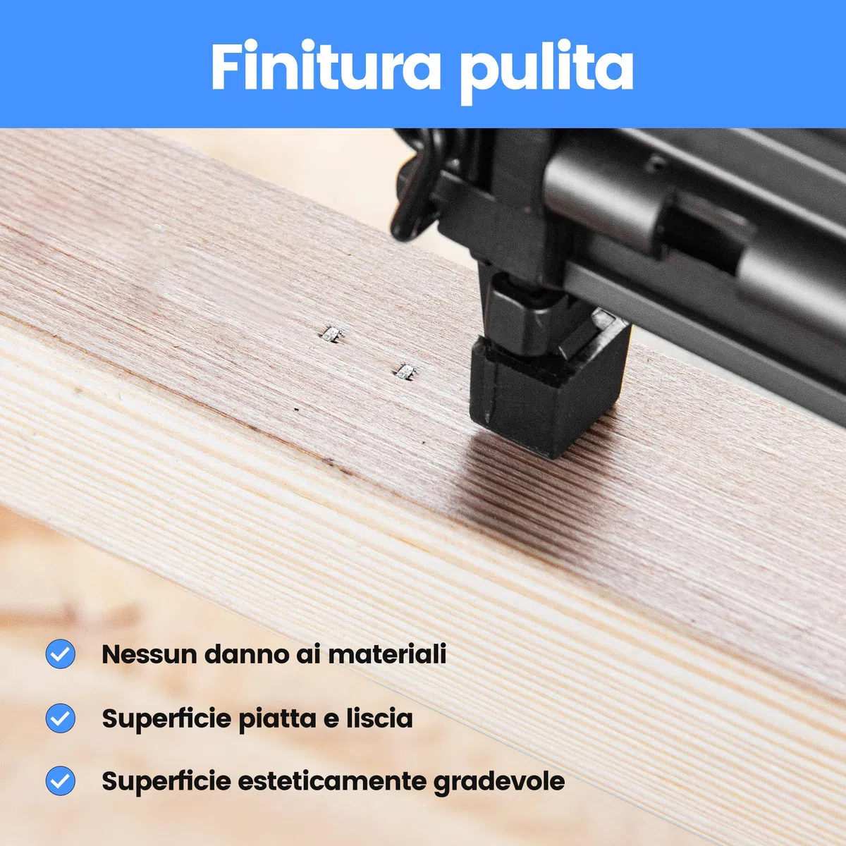 meite Chiodi Brad 18GA Zincati, Set da 6 Misure (16, 19, 25, 32, 38, 50 mm), Chiodi di Finitura a Testa Piccola per Chiodatrice Pneumatica o Elettrica, Confezione da 4.000 Pezzi