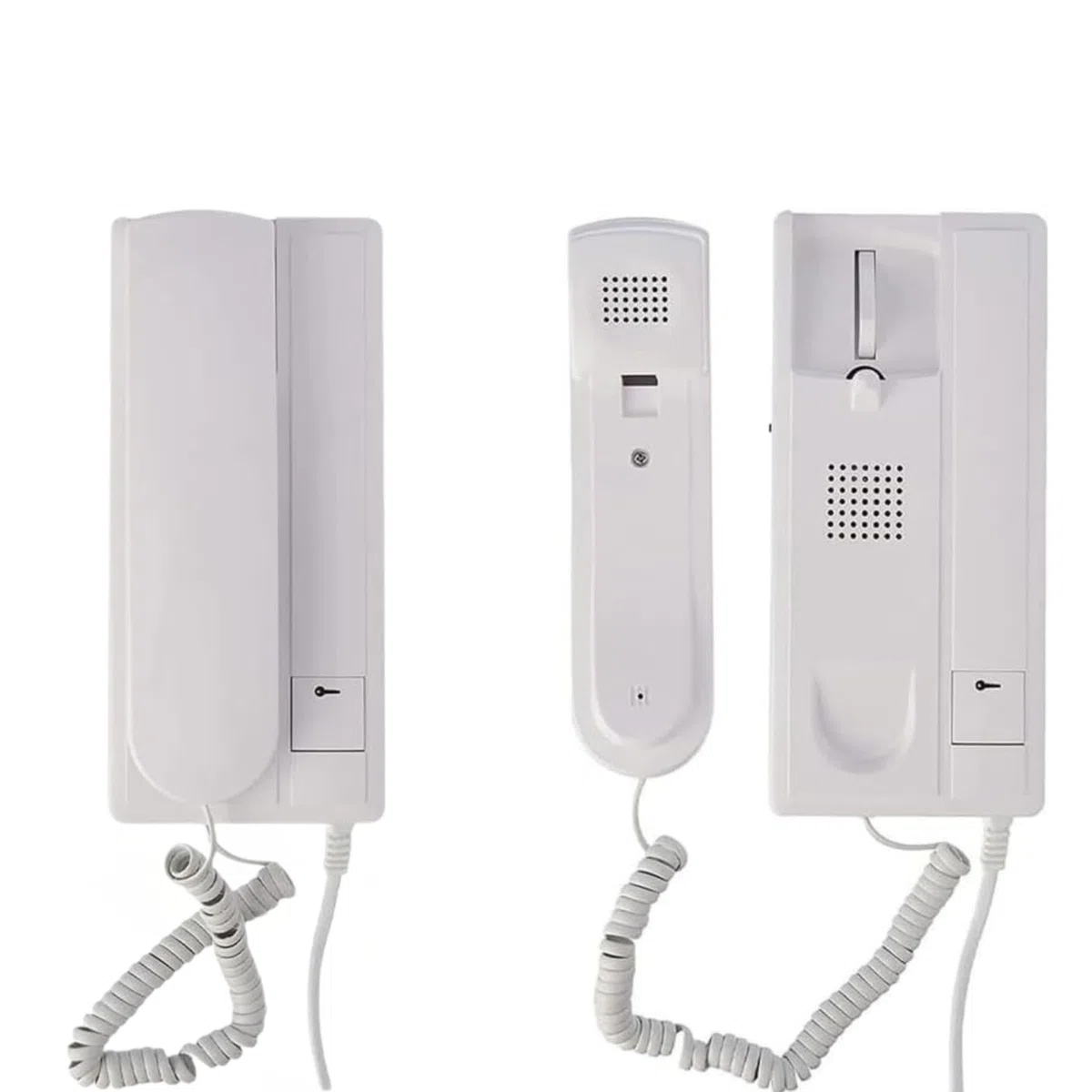 YASTA Kit Citofono Monofamiliare a 2 Fili Con Pulsante Per Apertura Cancello Esterno 3208A