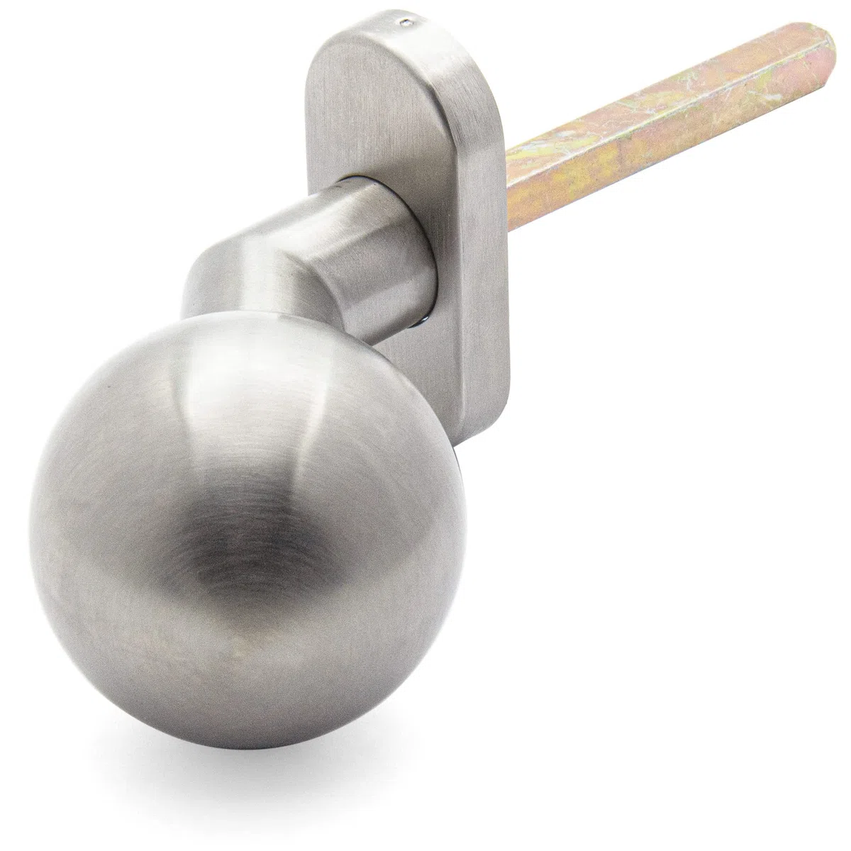 APECS 0972 INOX - Pomello per porta non rotante in acciaio inox opaco