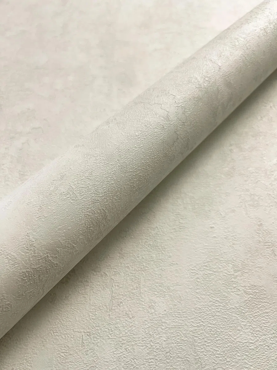 NEWROOM carta da parati Crema Calcestruzzo Tessuto non Tessuto - Moderno Bianchi Gesso Lava Industriale