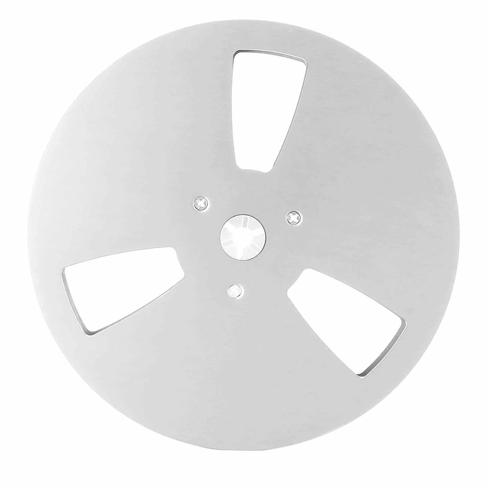 Bobina di Nastro Vuota, Bobina Aperta da 7 Pollici Bobina di Avvolgimento in Alluminio Audio Registratore Accessorio Apertura Parte Macchina Apri Piatto Vuoto per (Argento)