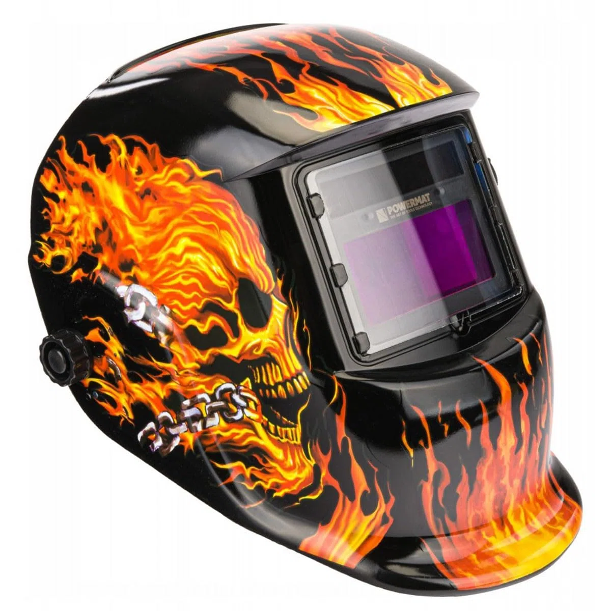 Casco da Saldatura Auto-Oscurante DIN 9-13 con Filtro 1/1/1/2 Protezione UV/IR Per MIG TIG MMA Plasma Sensibilità Regolabile Alimentazione Solare + Batteria