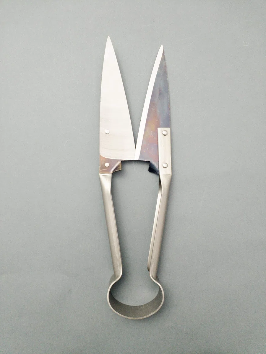 DUE BUOI FORBICE TOSAPECORA MANUALE DRITTA DB 160/32 LUNGA 32 cm CON LAMA DA 14 cm