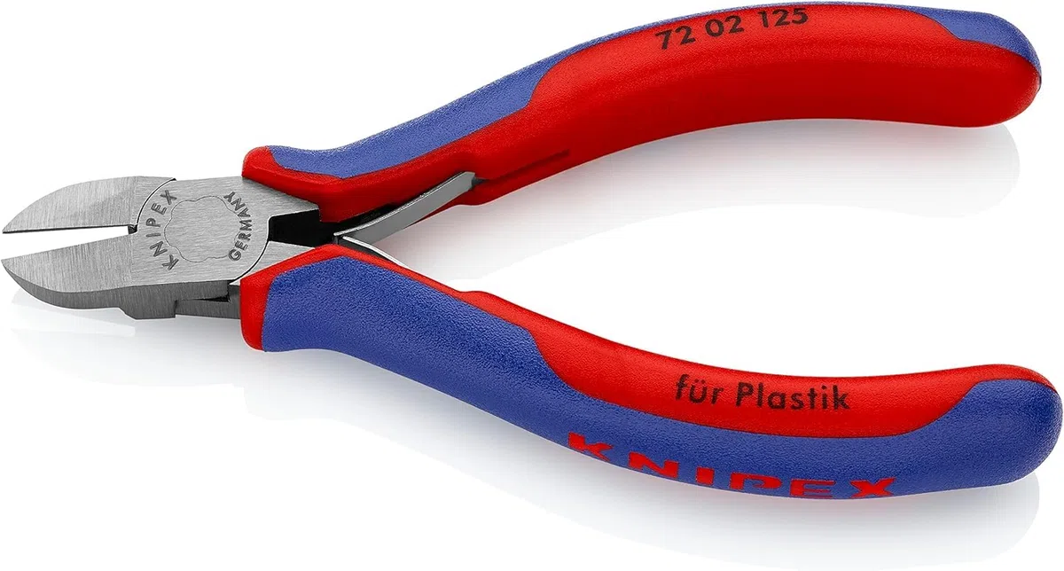 KNIPEX Tronchesi per resina sintetica con impugnature multicomponente 125 mm, 72 02 125