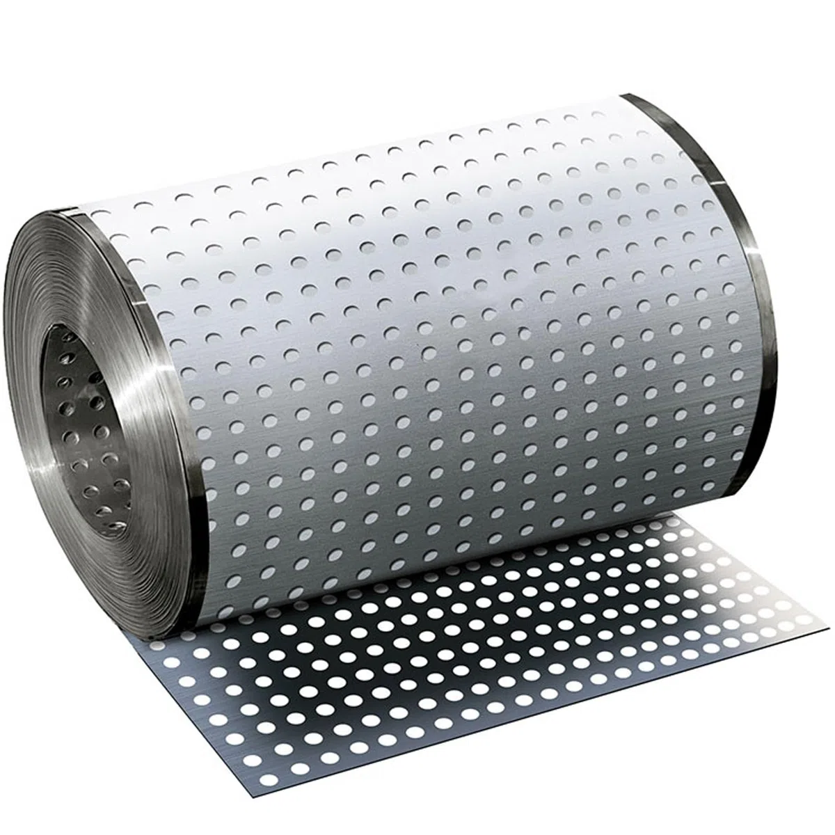 Lamiera Forata, Pannello Forato, Lamiera Forata Acciaio Inox 304 con Apertura 8mm Impedisce Scivolare per Davanzali Ringhiere Fioriere(30 x 200 cm)