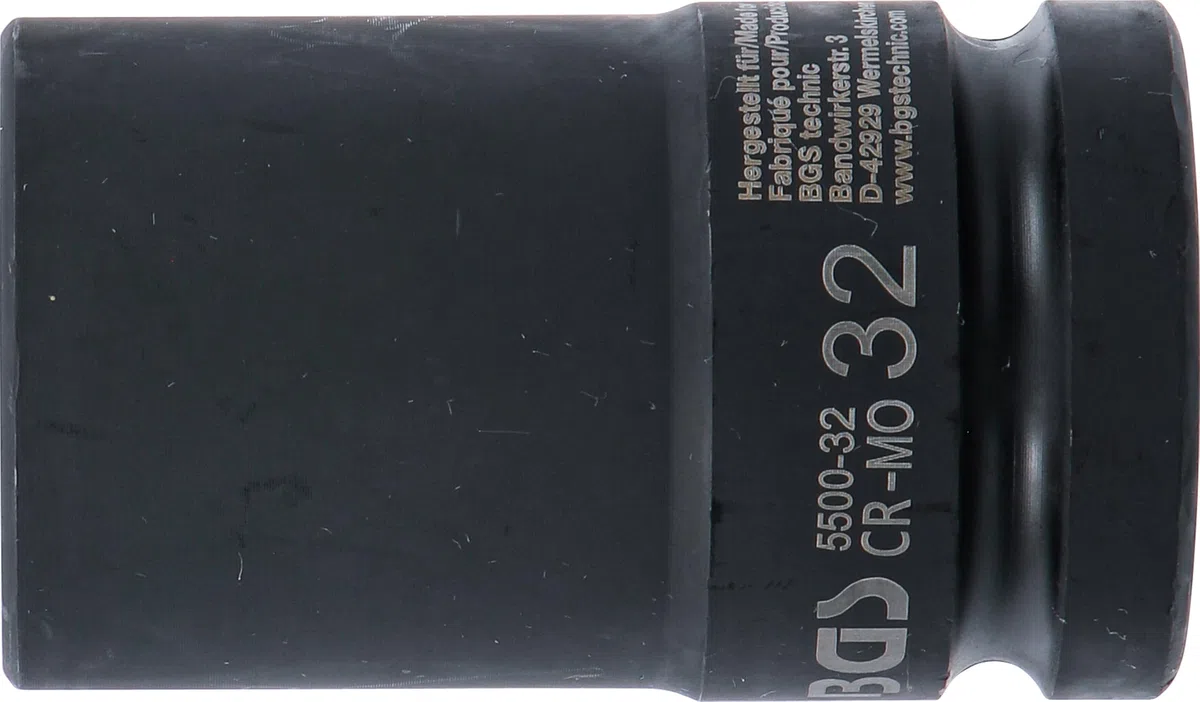 BGS 5500-32 | Bussola esagonale, profonda | 25 mm (1") | 32 mm