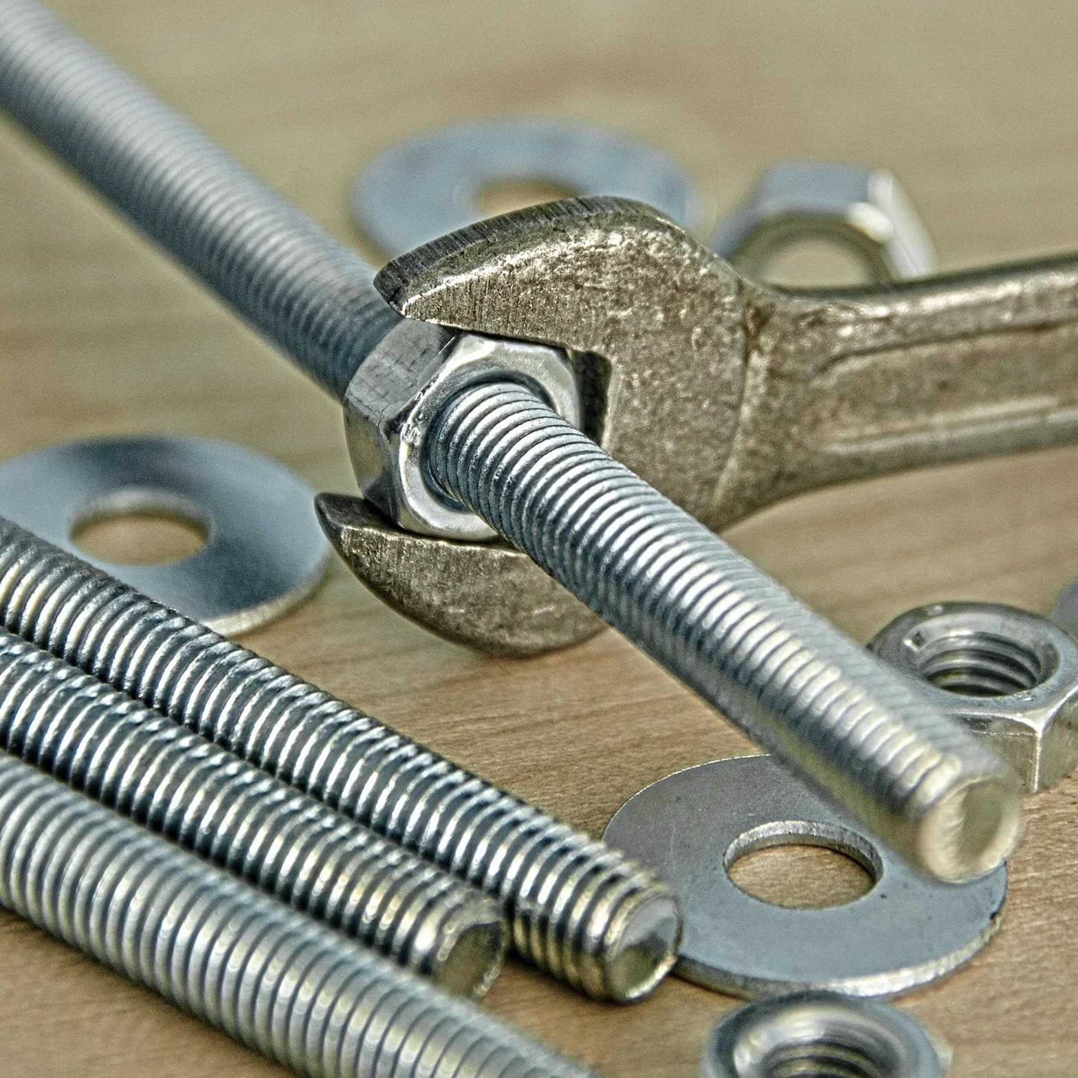 PATIKIL 5/16"-18 UNC Asta Completamente Filettata Acciaio Inossidabile 304, 15pz Lungo 4,7" Vite Filettata Lunga Filettatura Destra per Bulloni Ancoraggio Morsetti Ganci Bulloni U
