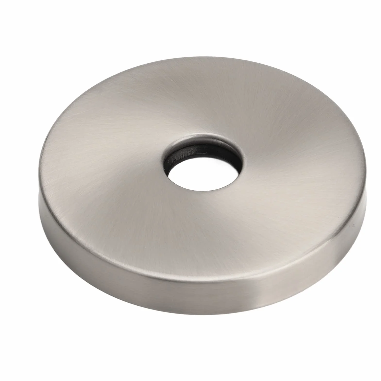 Grande flangia per braccio doccia, in acciaio inox 304, piastra rosetta per tubo G1/2" a casa (spazzolato)
