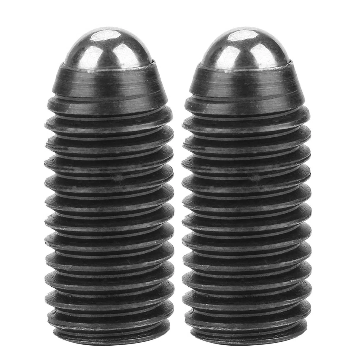 10 pz Molla Stantuffo M12 Vite Acciaio Al Carbonio Molla Stantuffo Sfera grano con sfera a molla m12 per Morsetti, Stampi, per Fabbrica, per Dispositivi Meccanici(M12*25(10PCS)) Veerklemmen