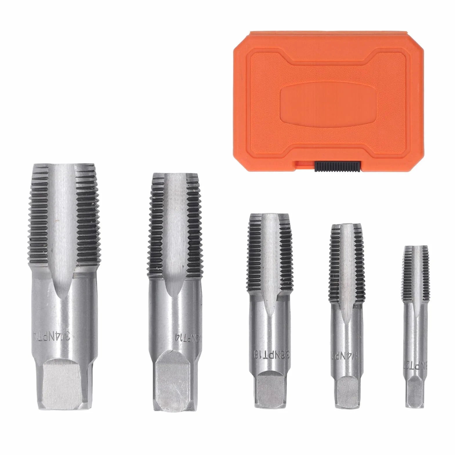 Set Di Rubinetti Per Tubi NPT 5 Dimensioni Acciaio Al Carbonio Filettatura Manuale 3/4 Pollici 1/2 Pollici 3/8 Pollici 1/4 Pollici