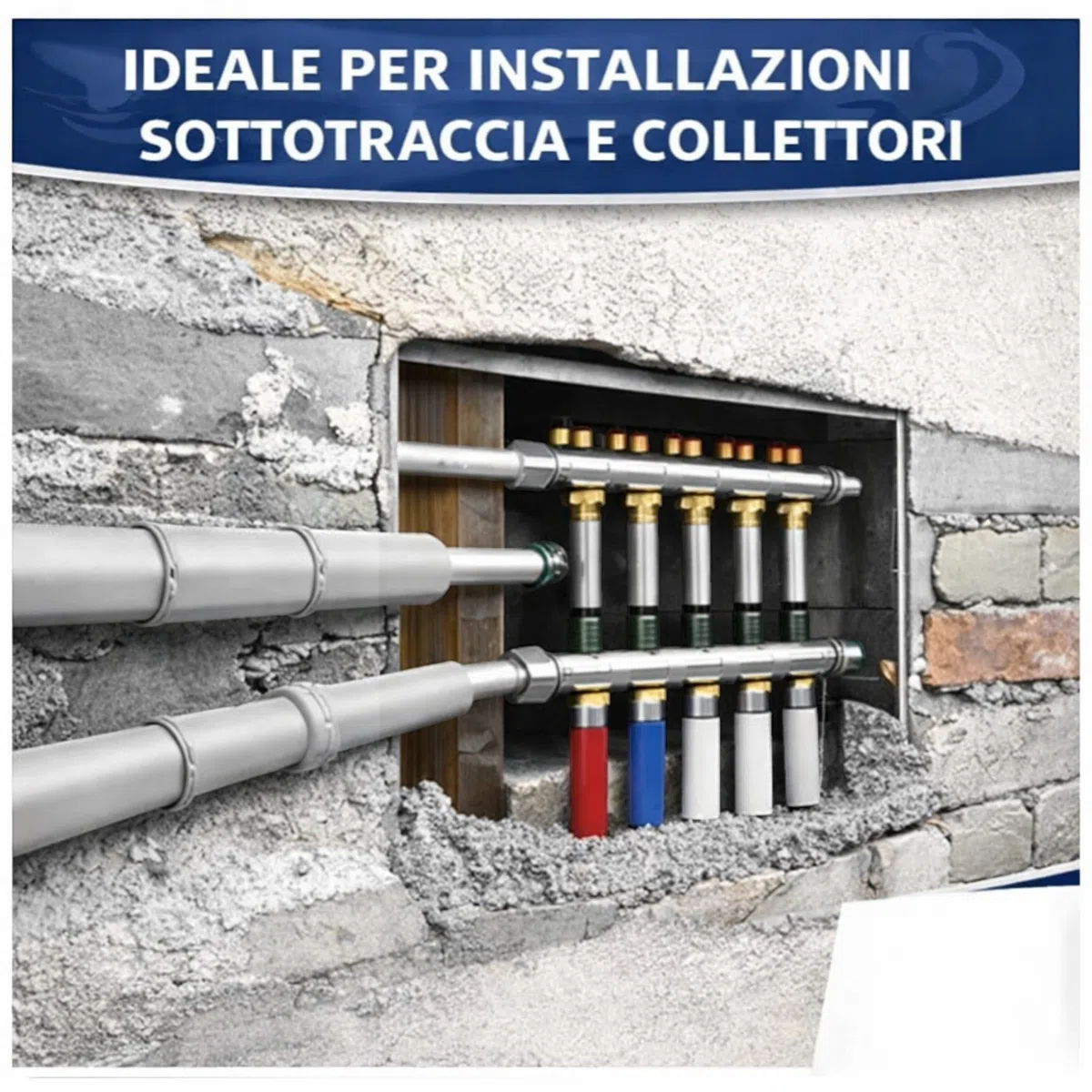 Tubo Multistrato PERT/AL/PERT Nudo per Acqua Calda e Fredda Ø16 Ø20 Rotolo 25 50 100 Metri Alta Resistenza Pressione Temperatura Uso Idraulico Professionale (D.16mm, 25MT)