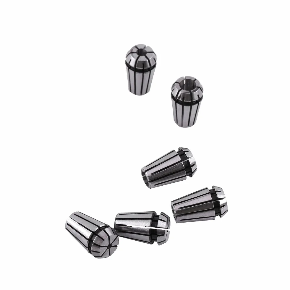 15 Pezzi ER11 Set di Pinze a Molla, Mandrino CNC Ad Alta Precisione ER-11 Pinza 1/8e 1/4 per Incisione per Macchine per Incidere CNC e Utensili per Tornio di Fresatura