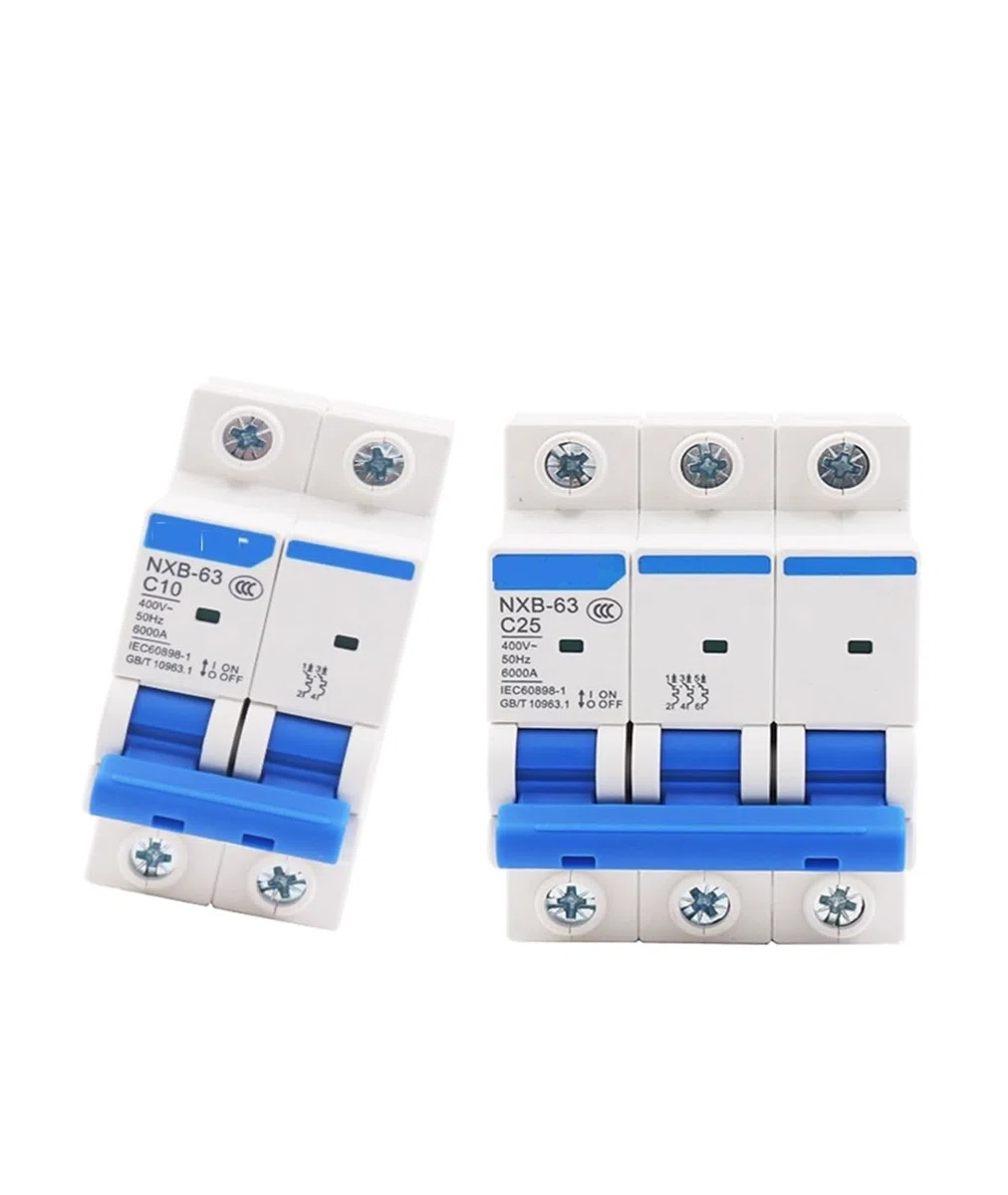 1 pz Interruttore automatico in miniatura NXB-63 MCB 3P C6 C10 C16 C20 C25 C32 C40 C50 C63A for sostituire l'interruttore dell'aria DZ47-63(32A)