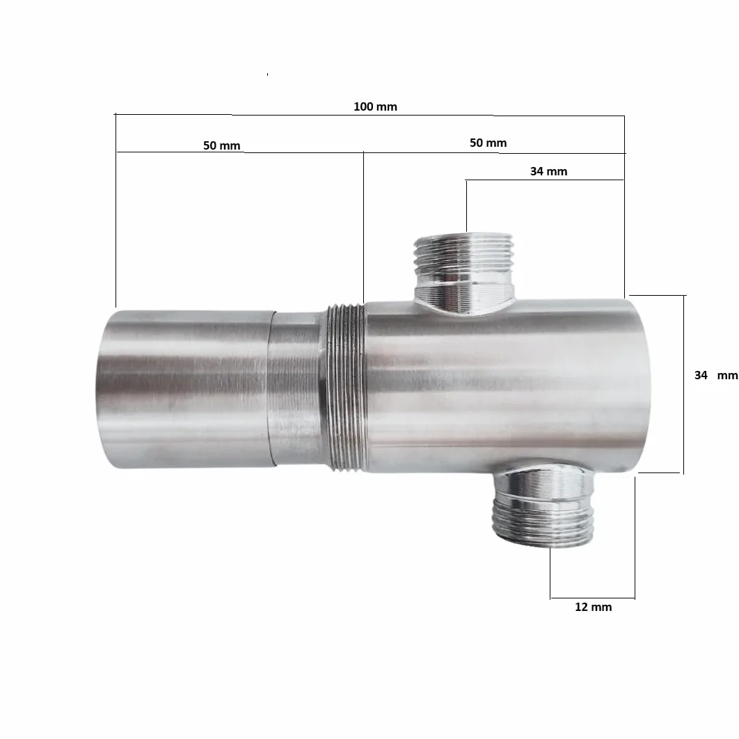 RUBINETTO A PULSANTE NON TEMPORIZZATO,PER LAVELLI INOX COMANDO A GINOCCHIO, PIEDE, MANO PER LAVELLI, DOCCE, FONTANE 1/2"