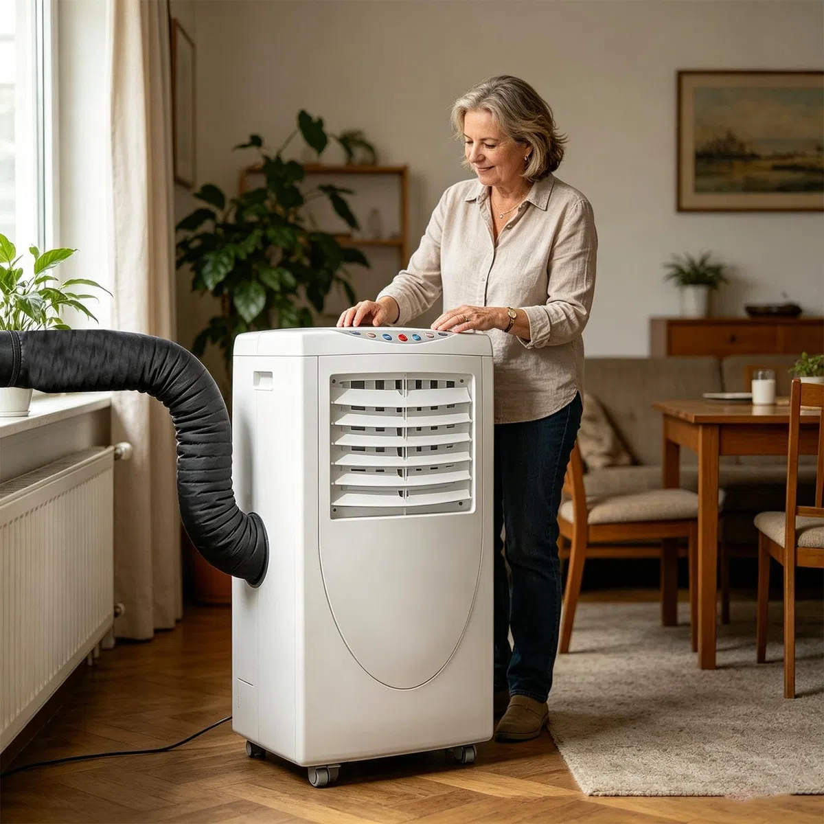 Guaina Isolante Per Tubo Condizionatore AC,Rivestimento Isolante Portatile con 3 Cinghie Regolabili | Per Condizionatore | Esterni Interni Finestre Garage Camper Parete Casa Appartamento
