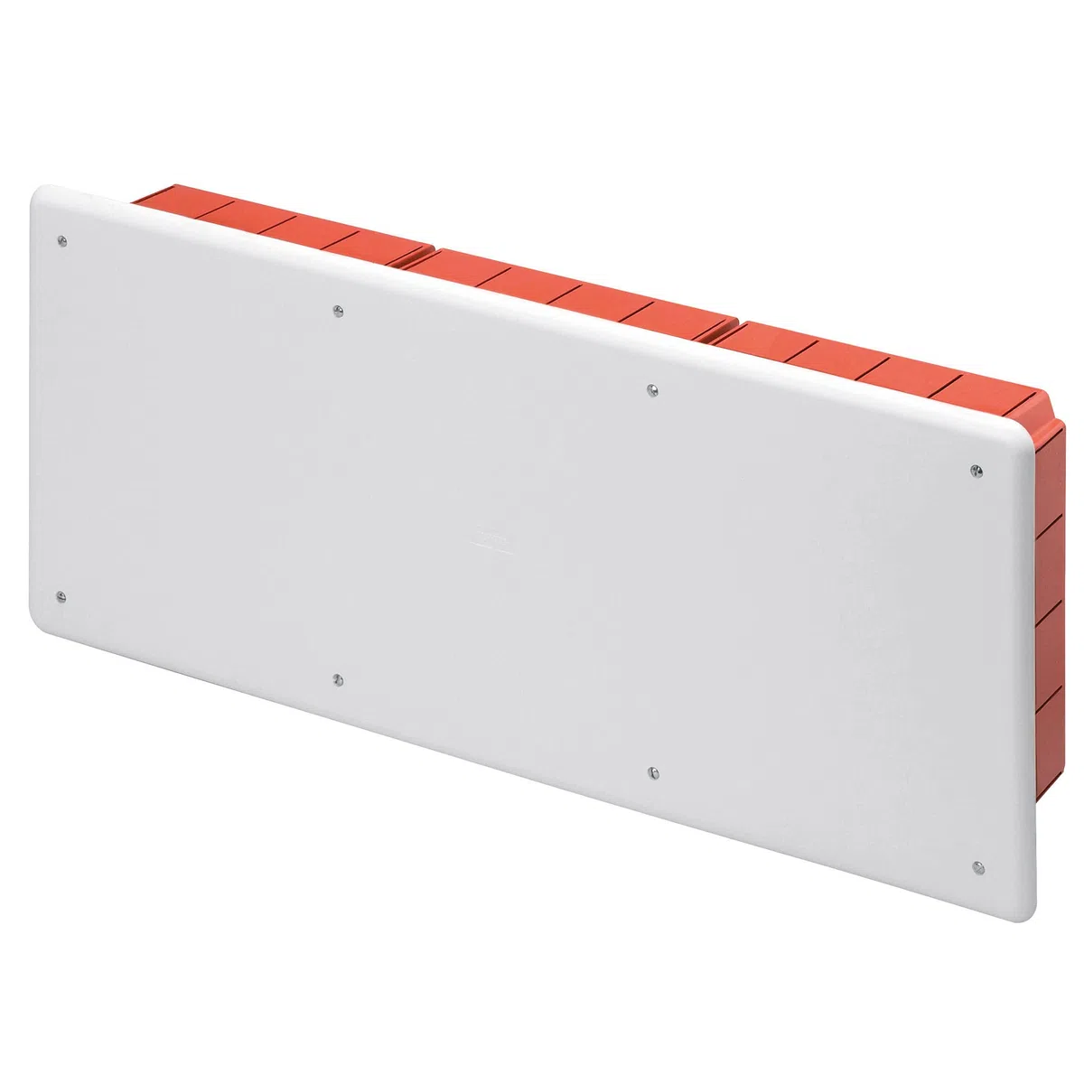 GEWISS - GW48010 - Cassetta Di Derivazione e Connessione - Per Pareti In Muratura - Con Guida Din - Dimensioni 516X202X90 - Coperchio Bianco Ral9016