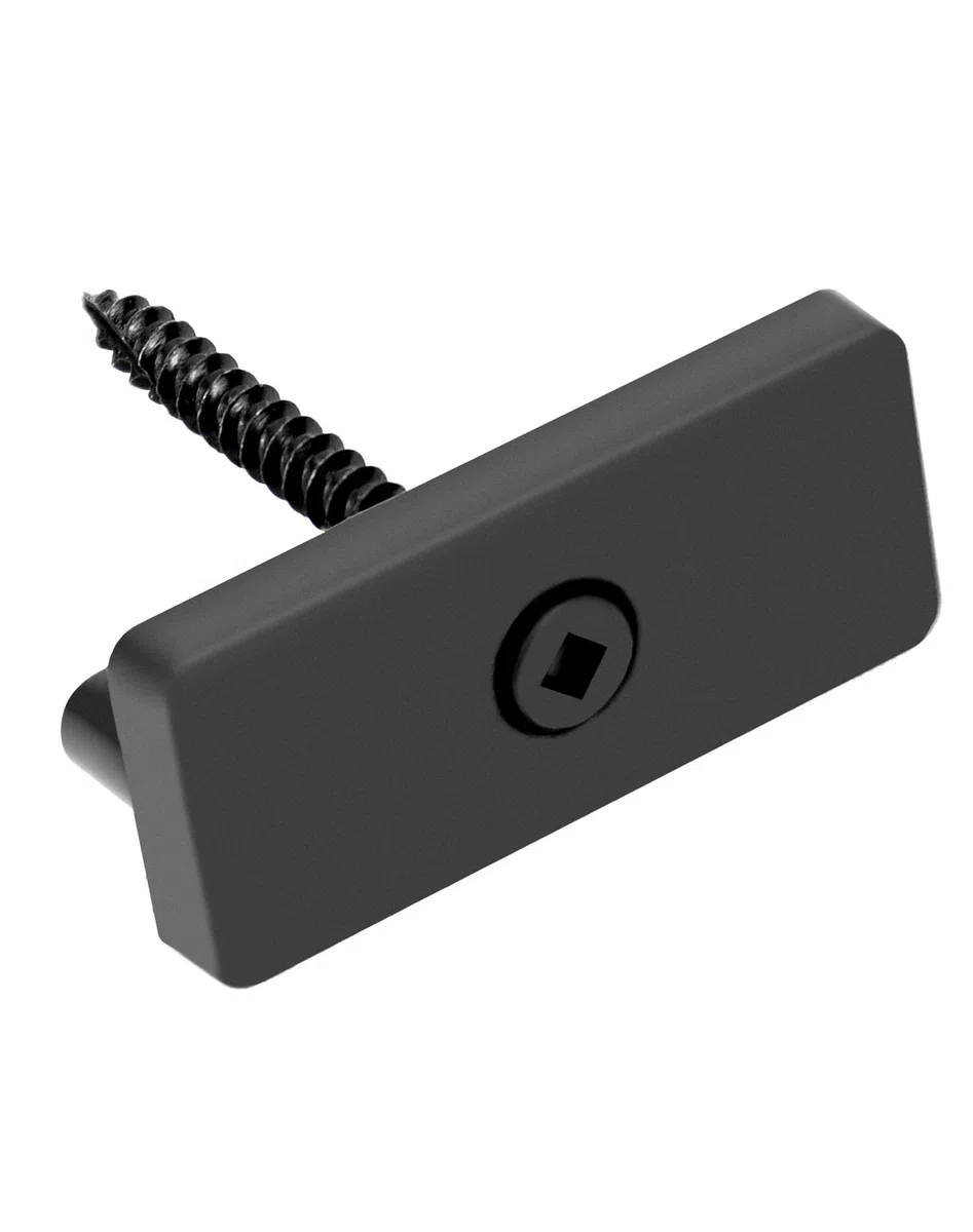 QWORK® 200 Clip di Fissaggio in Plastica ad Alta Densità per Pannello di Decking Composito - Distanziatori Nascosti da 5 mm con Viti