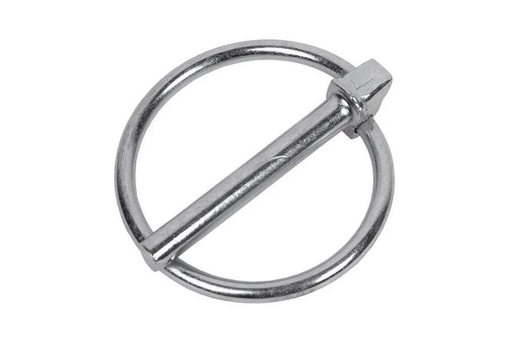 DOJA INDUSTRIAL | Coppiglie ad anello | Misure: 6 x 37 | 50 Pezzi | Copiglie clip agricoli | Acciaio Zincato | Perno a Scatto | Spine a scatto | Uso: Gancio Traino Barca, Trattore, Attrezzi Agricoli