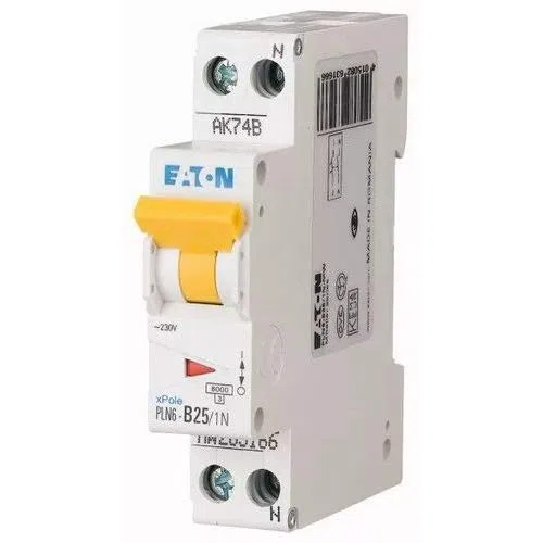 Eaton 263176 interruttore magnetotermico, 25 a, 1p + n, C-Char