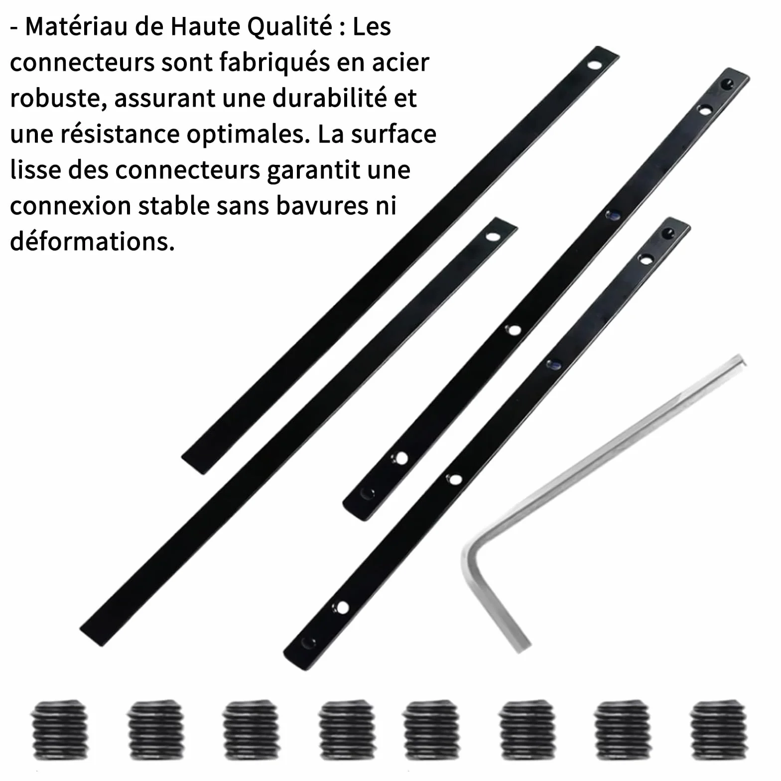 Kit di 4 pezzi per Makita e Festool, compatibile con binario dritto, angolato e quadrato con tende, accessori universali per aste per tende