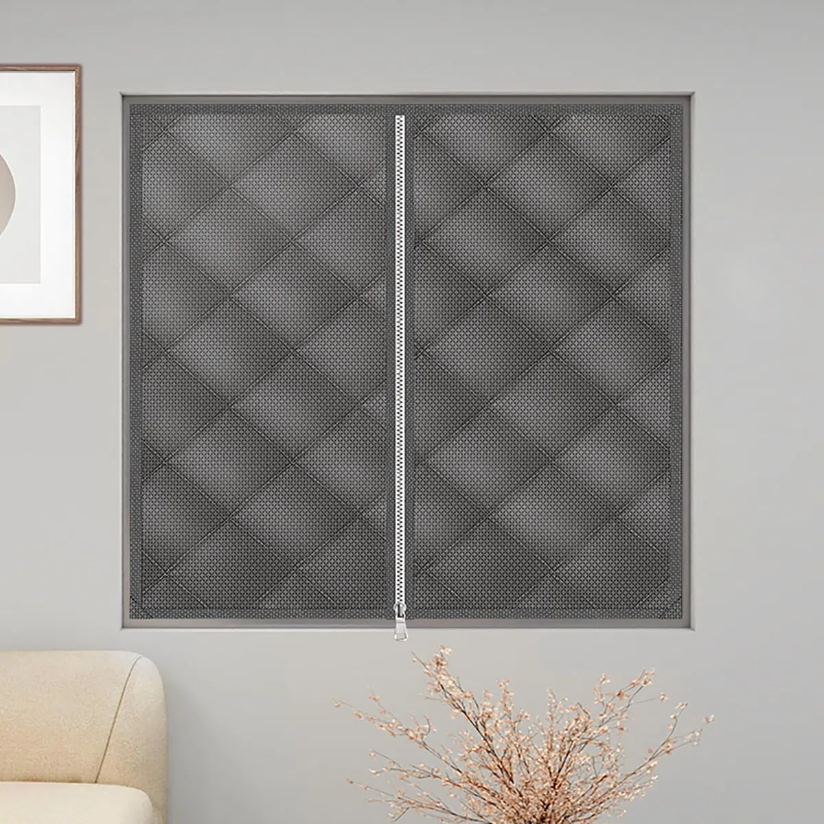 Tenda Termica Magnetica Della Porta Pellicola termica per finestre contro il freddo,Kit isolamento finestre,Agenti Atmosferici Inverno Antigelo (70x150cm)