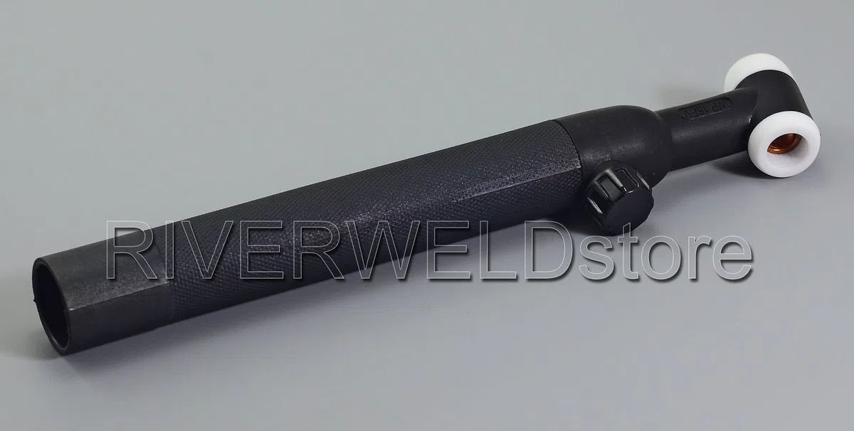RIVERWELD Corpo della testa della torcia per saldatura TIG WP-18 SR-18 350Amp raffreddato ad acqua (valvola flessibile 18FV)