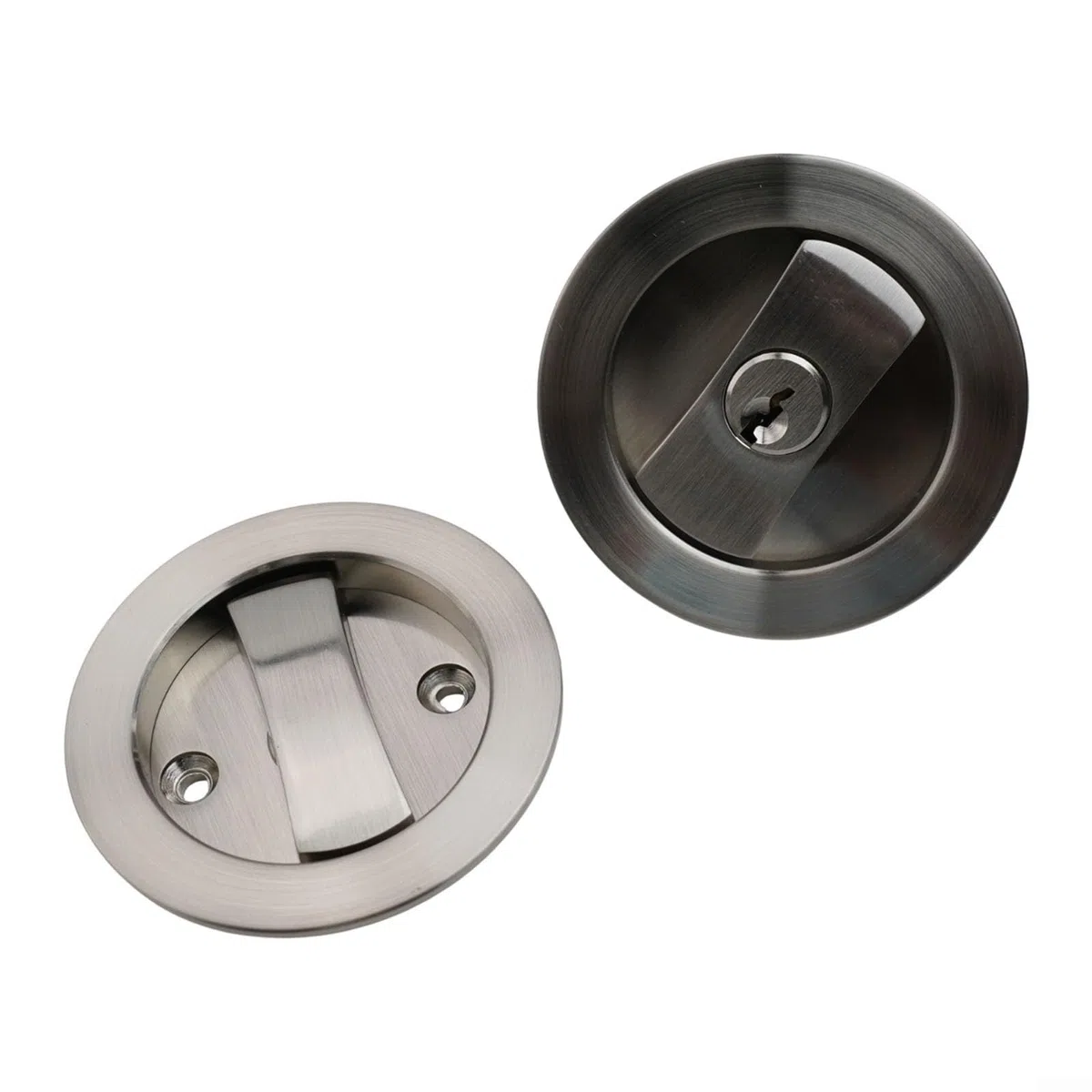 Kit hardware per serratura interna con gancio singolo sistema di blocco con 3 chiavi per porte scorrevoli porte da cucina porte balconi