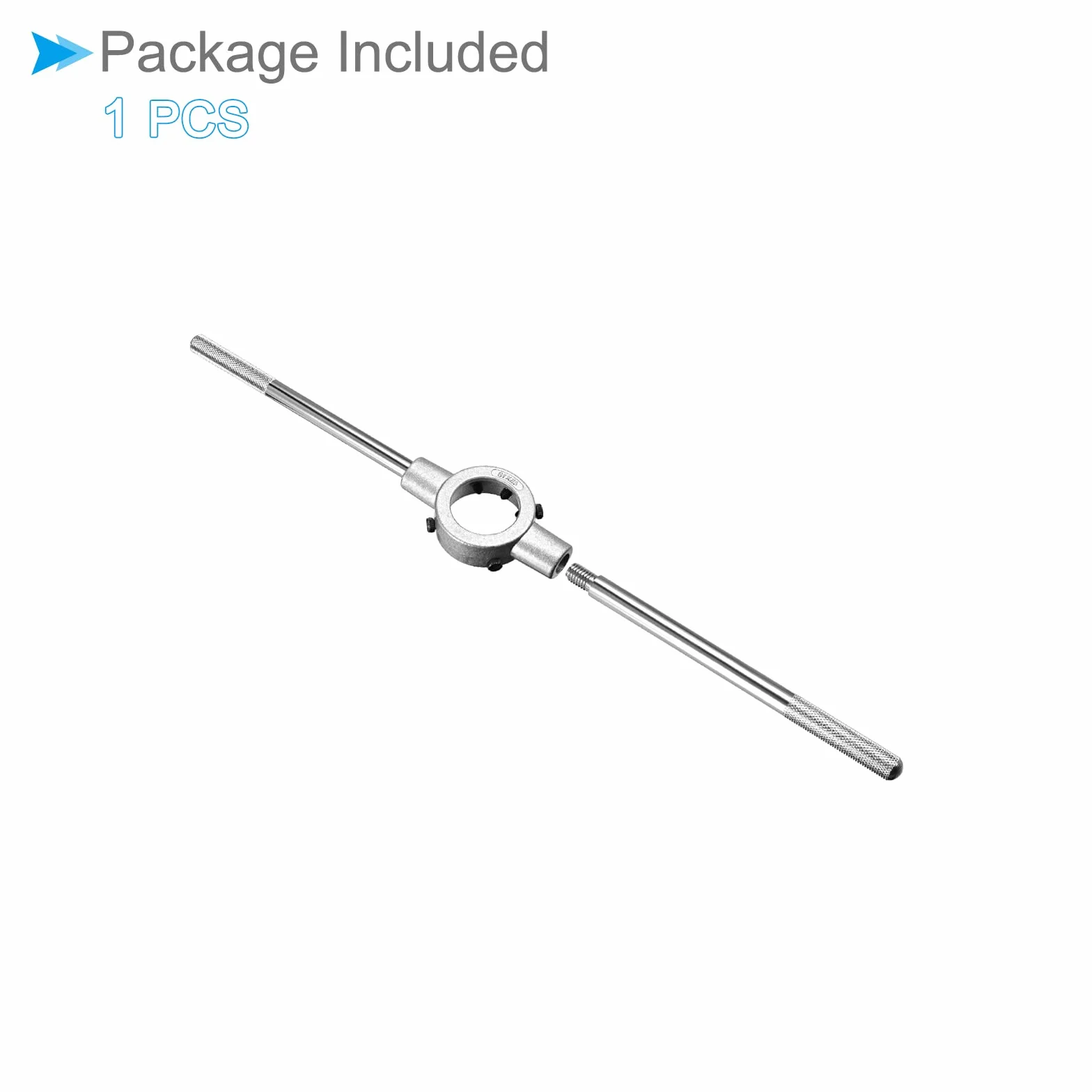 Matrice Scorte Chiave, Fit M18-M22 / 34mm-45mm (OD) Rotondo Matrici, Nichel Placcato Regolabile Matrice Maniglia Supporto - (per Macchina Filettatura Riparazione), 1 pezzo