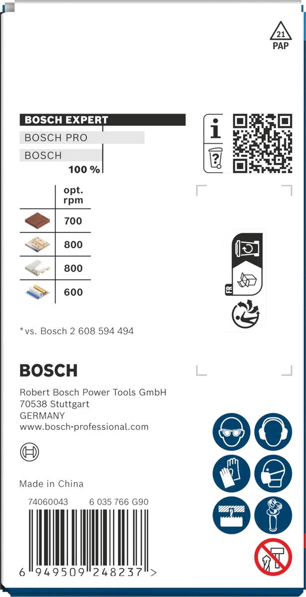 Bosch 1x Sega a tazza EXPERT Construction Material PC Plus (per Legno tenero, Truciolato, Ø 54 mm, Professional Accessorio Trapanoi)