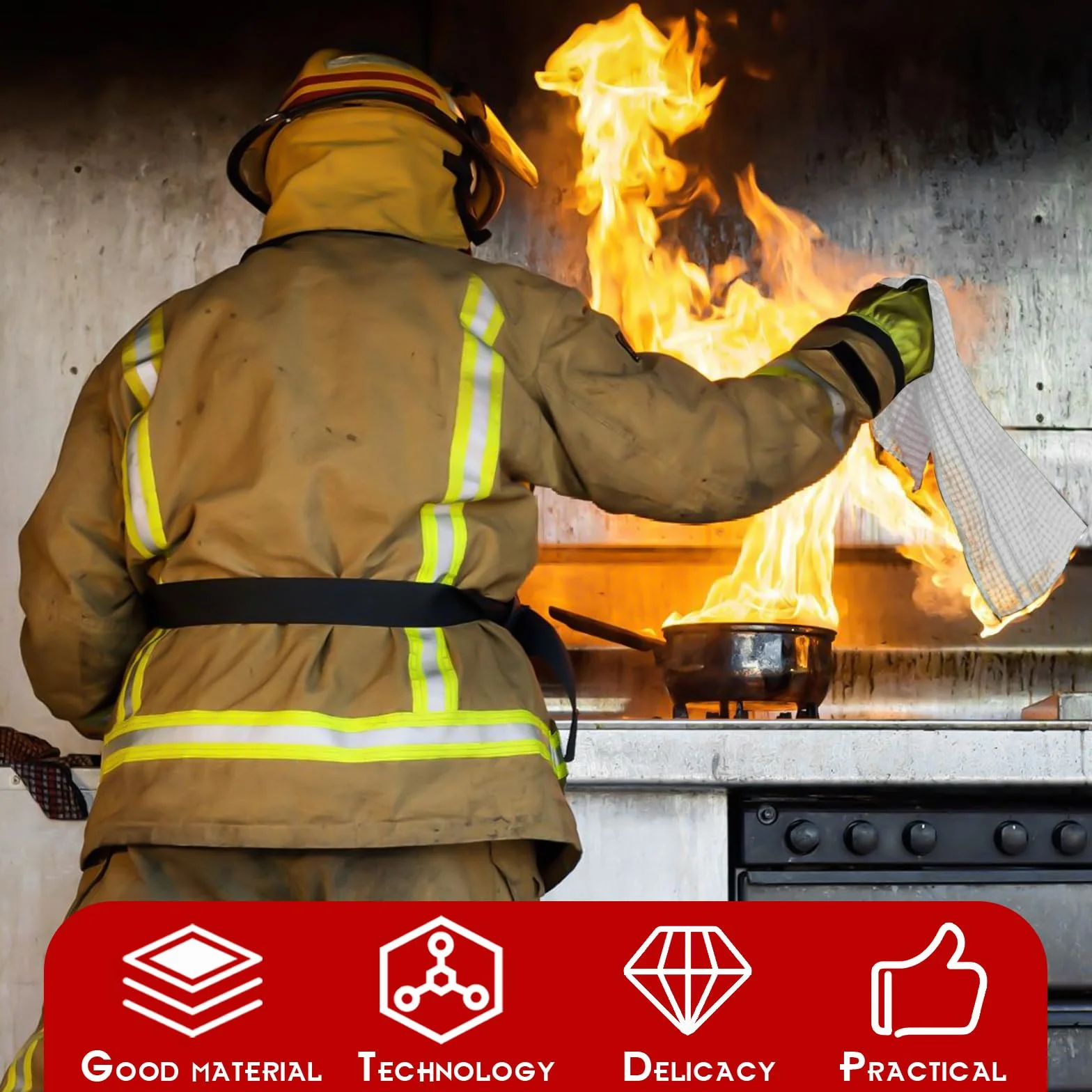 2 coperte antincendio, 120 x 120 cm, coperta antincendio in fibra di vetro, coperta antincendio per design di sicurezza accidentale per cucina, camino, barbecue, auto, campeggio, casa, roulotte