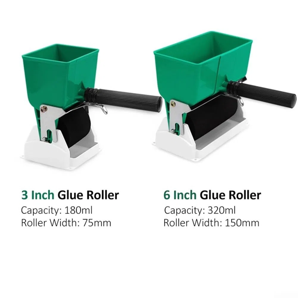 Applicatore manuale per colla a rullo per rivestimento rapido, con portata regolabile e manico antiscivolo (15,2 cm regolabile)