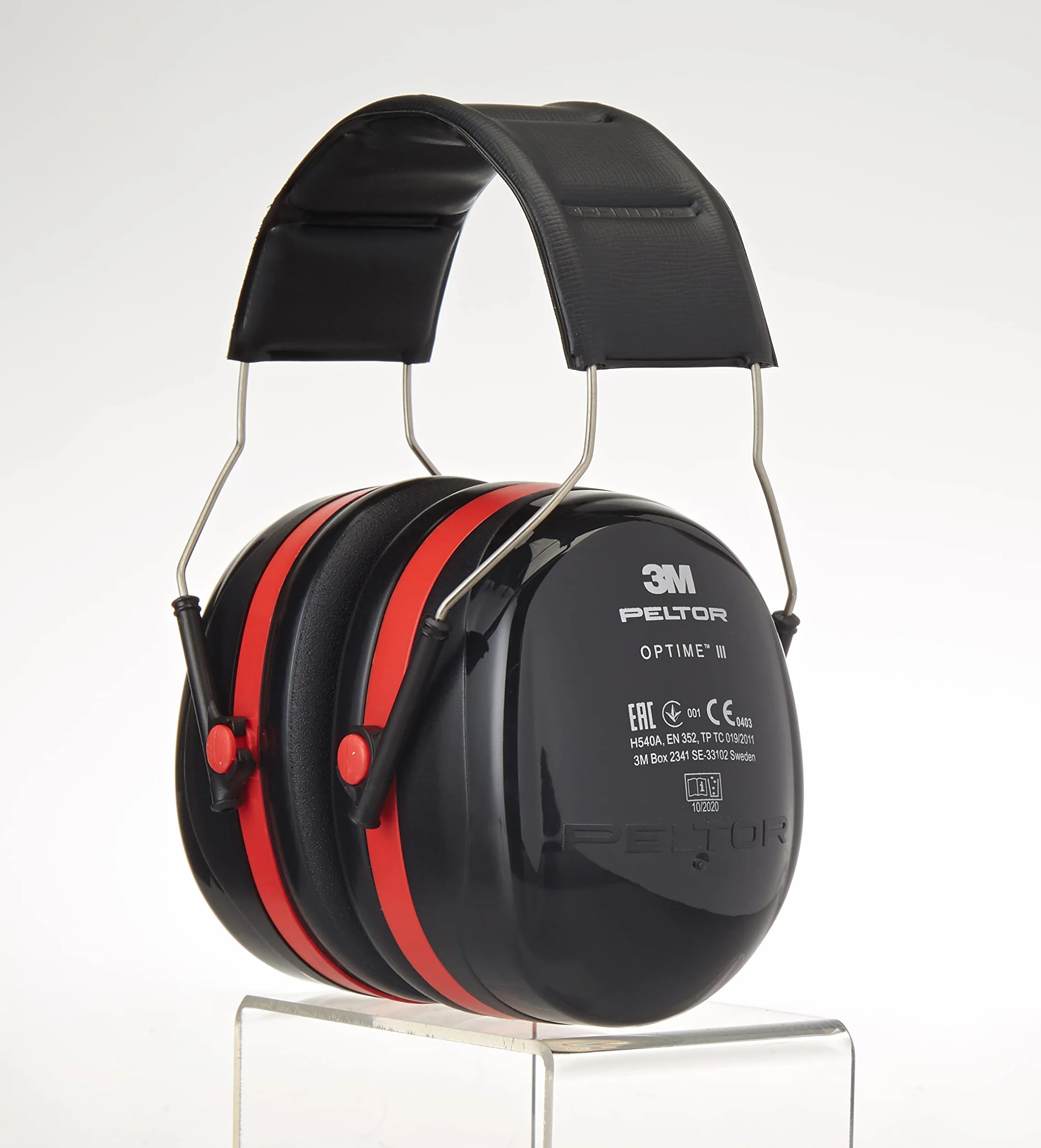 3M Peltor Optime III H540A-411-SV , cuffie anitrumore per lavoro, Protezioni acustiche, per l'industria, SNR = 35 dB, attenua il rumori forti, insonorizzanti