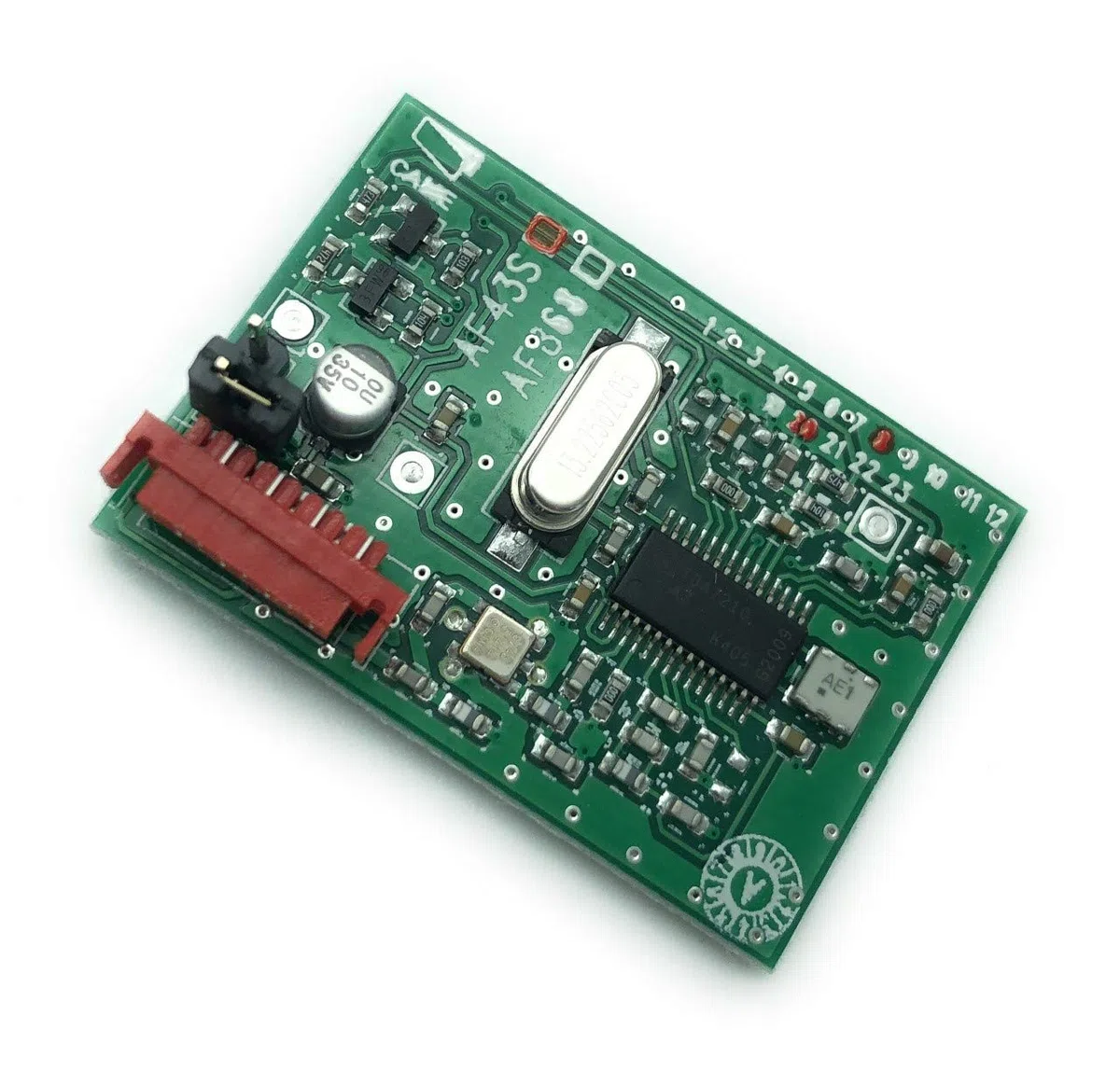 Scheda radiofrequenza a 433,92Mhz ad innesto AF43S