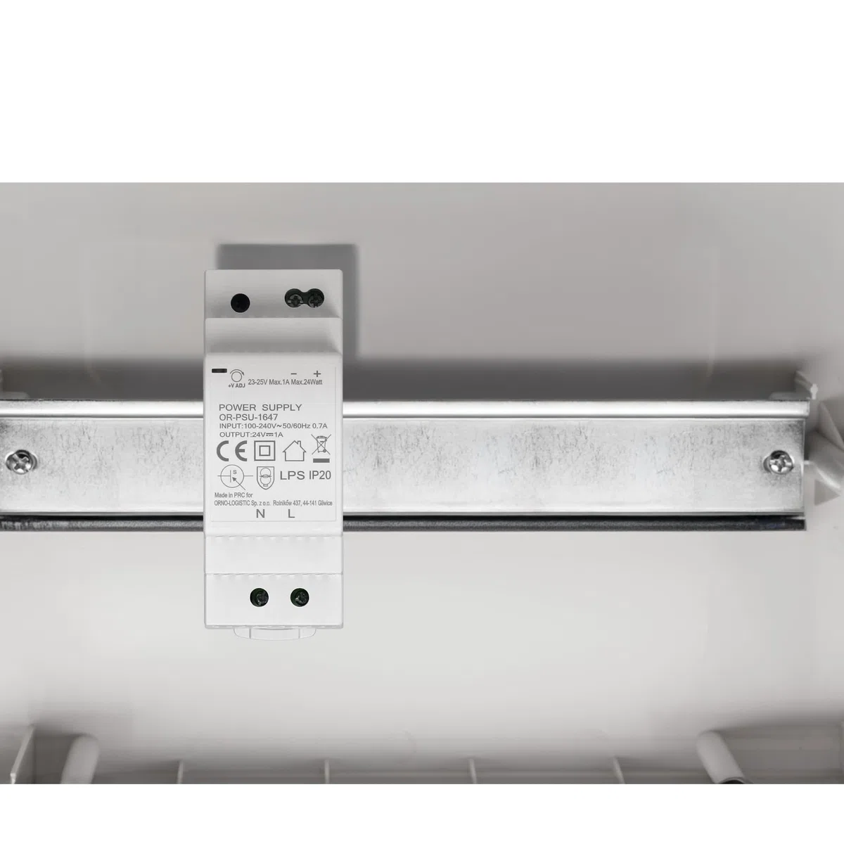 Alimentatore 24VDC Guida Din (2,5A / 60W / 3 moduli)