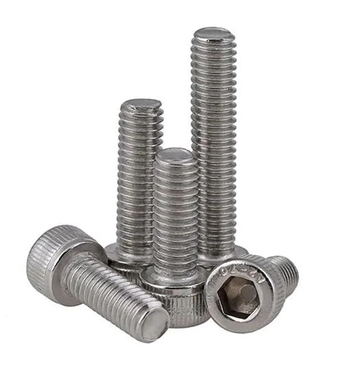bulloni esagonali in acciaio inossidabile, Assortimento di viti a testa cilindrica con esagono incassato in acciaio inossidabile 304 con filettatura inversa M4-M12(M5X40 mm (10 Pcs))
