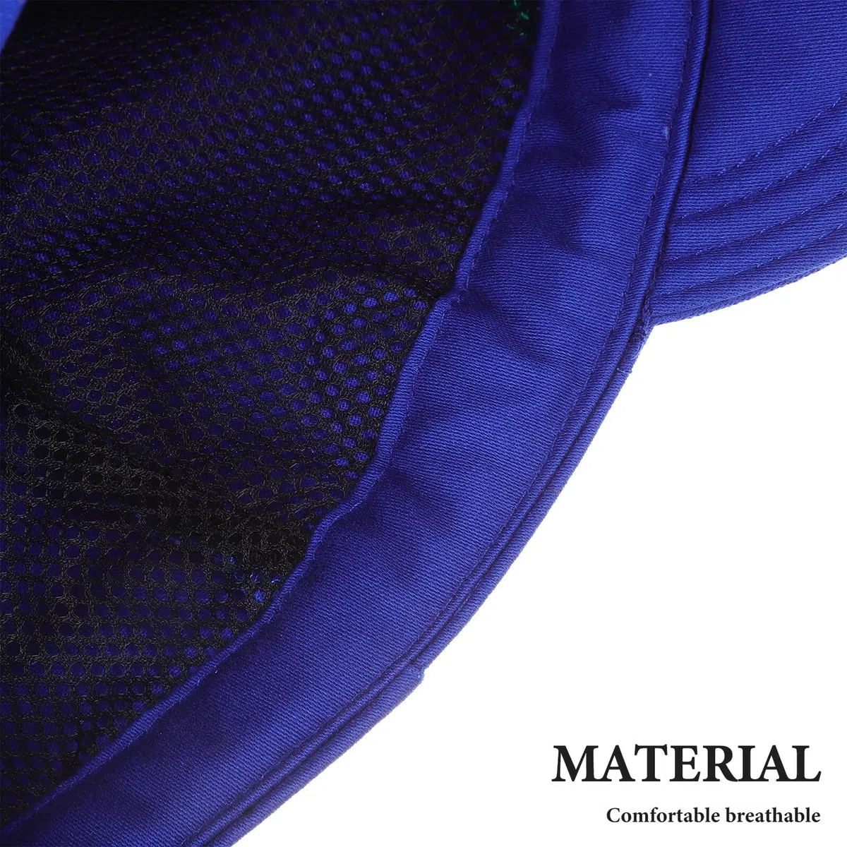 Cappello da Saldatura Leggero e Resistente Ignifugo Blu per Saldatori Uomo e Donna, Protezione Sicurezza Lavoro Confortevole e Traspirante
