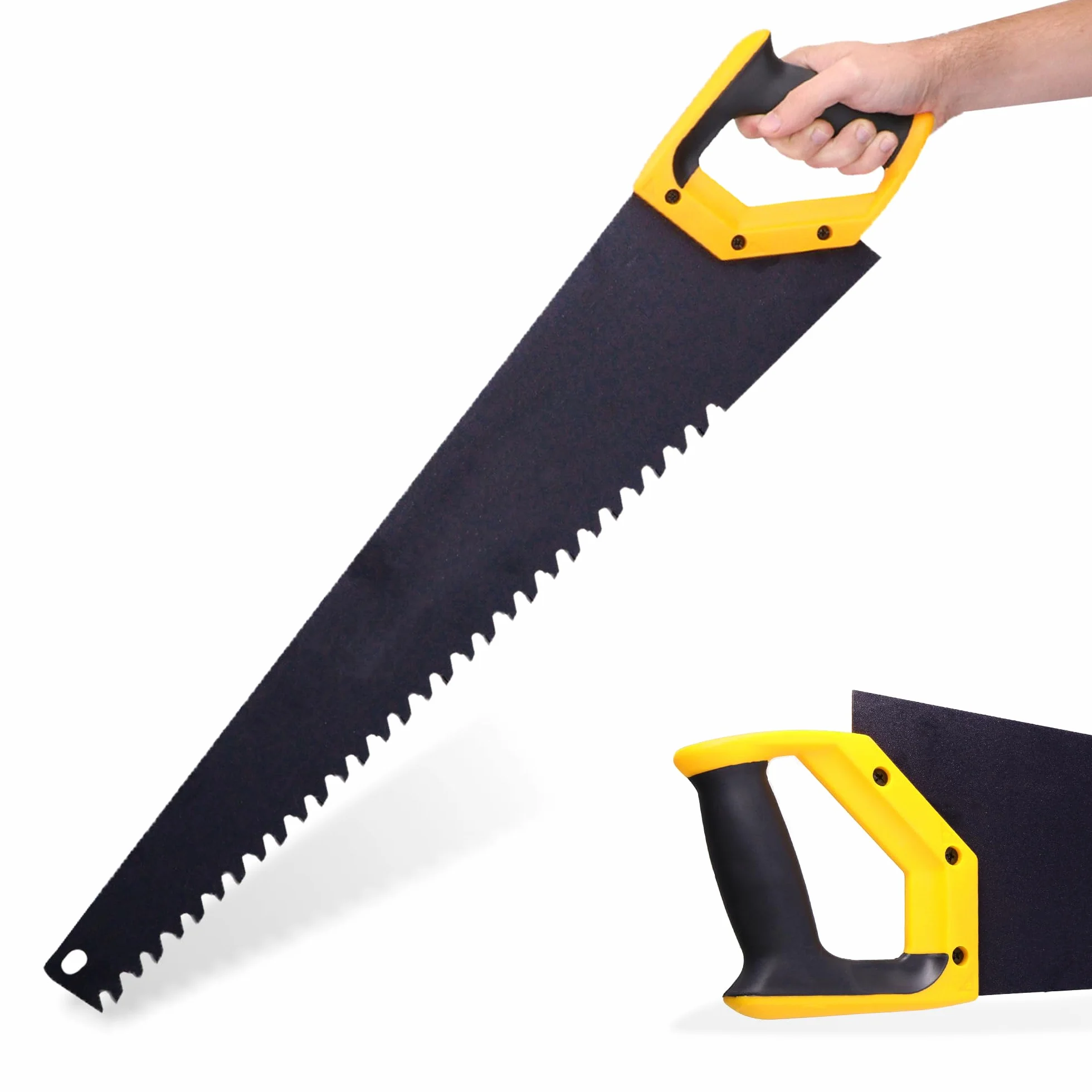 Sega Manuale Per Calcestruzzo Cellulare 700 mm Calcestruzzo Leggero Costruzione Legno Rifinitura Con Punte In Widia Impugnatura Antiscivolo