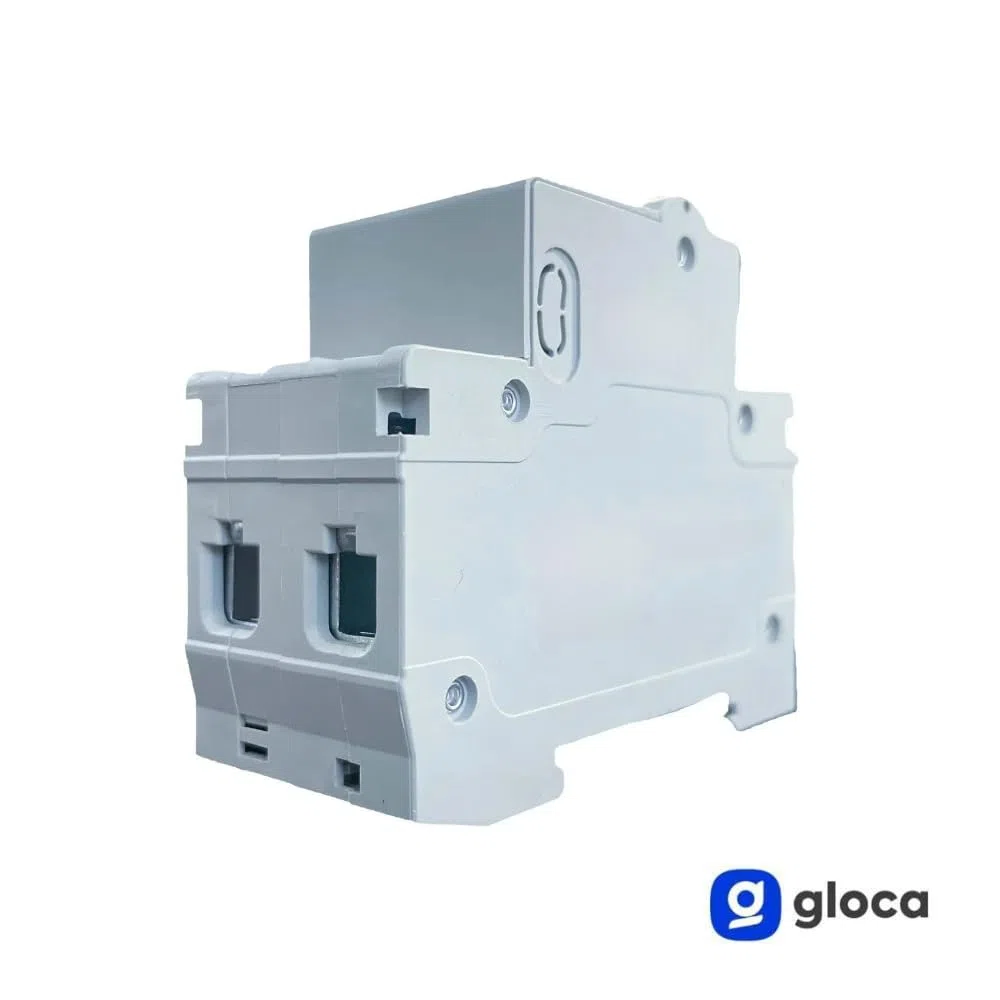 gloca Interruttore Magnetotermico Differenziale 2P 30mA 220V 4.5KA 2 Moduli DIN (20 Ampere)
