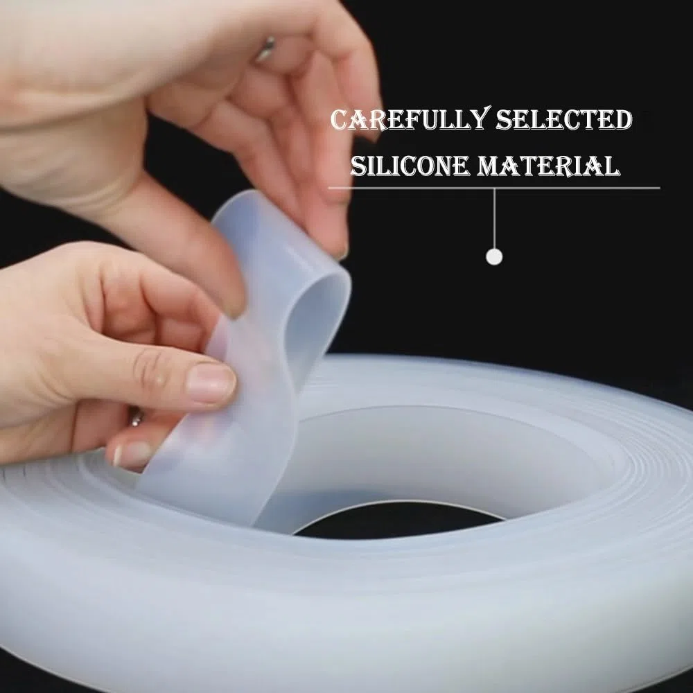 Striscia sigillante in silicone - Lunghezza 10 m, larghezza 10-120 mm, spessore 1-5 mm, riempitivo for fessure resistente al calore for porte, finestre e uso automobilistico(5mmx10mm)