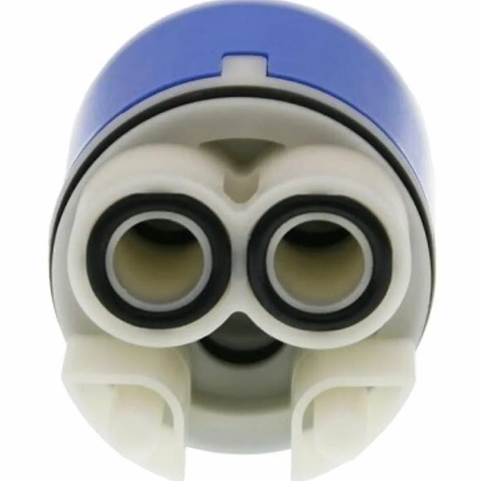 Schläfer 4800130 | Cartuccia Rubinetto Miscelatore 35mm, Cartuccia di Ricambio in Ceramica Alta con 2 Piedini, Per Rubinetti Kerox Miscelatori Monocomando di Cucina, Bagno, Doccia e Vasca