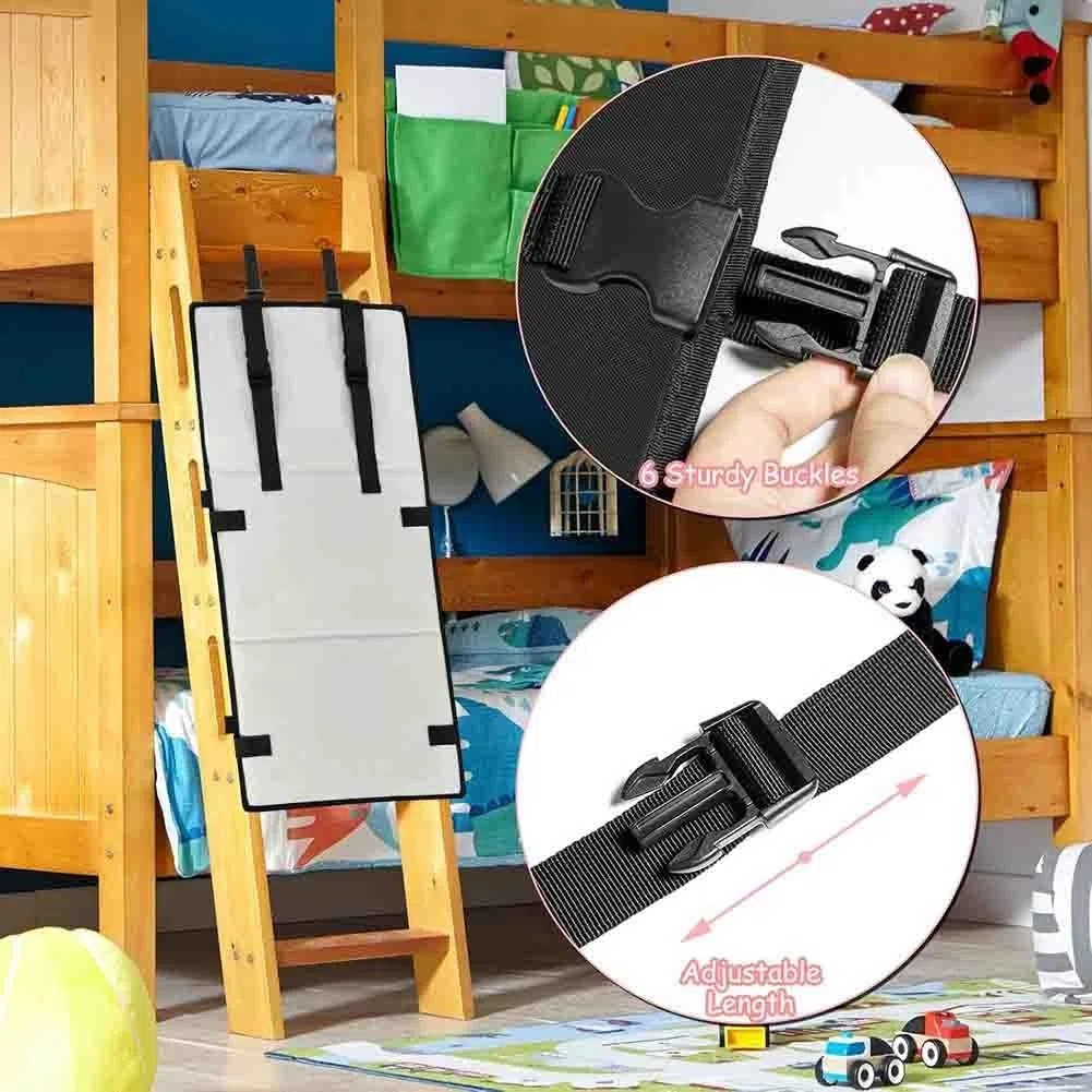 Copertura per scaletta per letto a castello, anti-salita, con serratura di sicurezza per bambini, a doppio strato, per letti e piscine, protezione anti-caduta