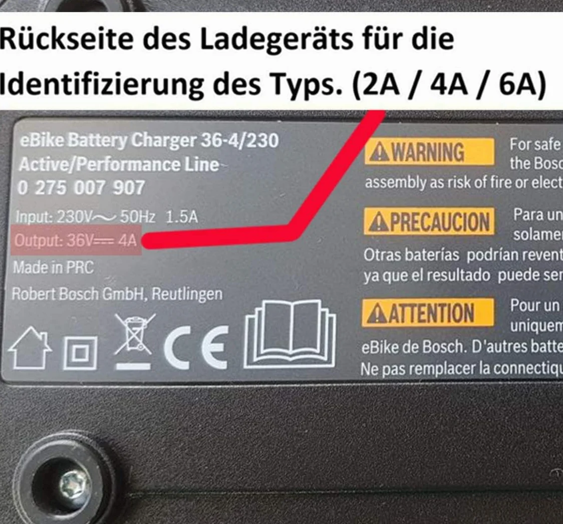 3D-Türbeck Supporto da parete per caricabatterie Bosch e-Bike: Pedelec bicicletta elettrica Cube Focus E-Bikes Ghost Giant Haibike Husqvarna KTM Scott ORBEA