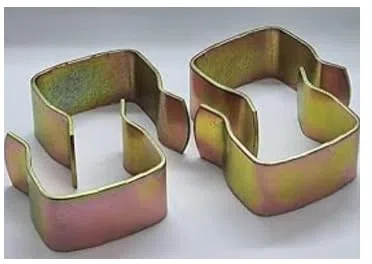 2 clip a U in metallo per unire basi letto o basi letto ottomano (2 pezzi)