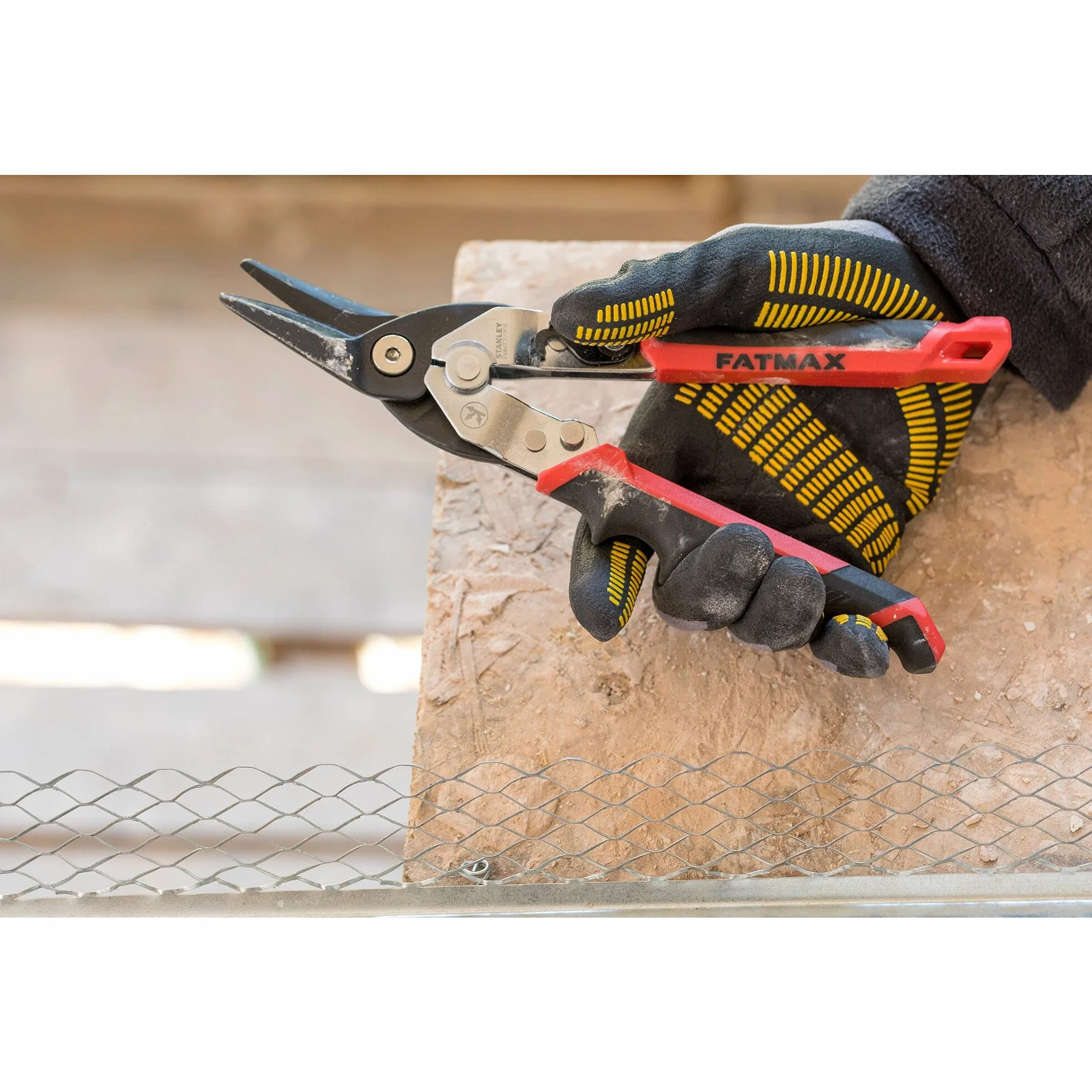 STANLEY FATMAX FMHT73755-0 Cesoia da lattoniere, Giallo