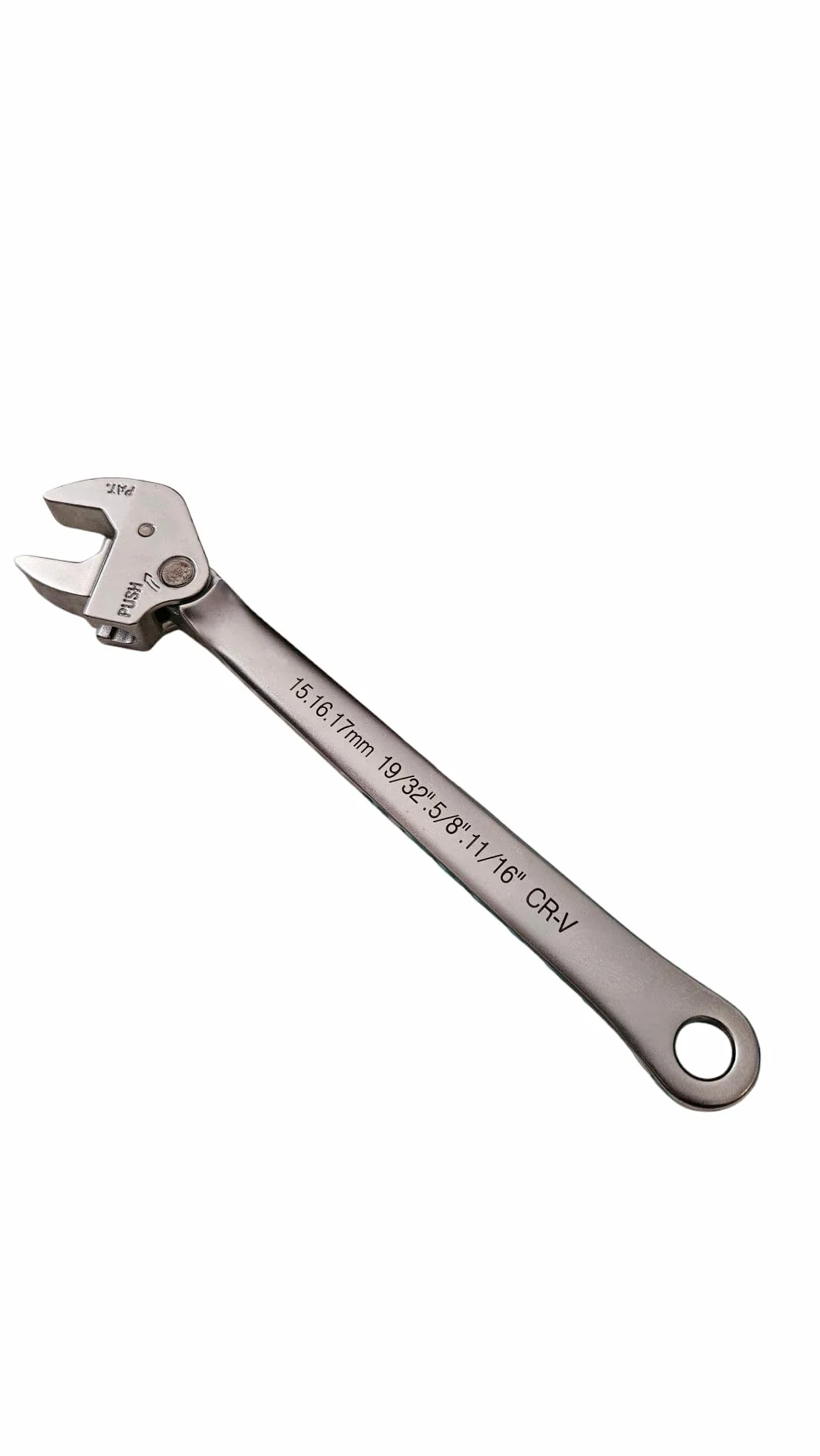 Zealux Tools Chiave a cricchetto regolabile - Compatibilità multi-taglia (9-32 mm), acciaio CR-V durevole, strumento multiuso 6 in 1 per uso domestico e professionale, prodotto a Taiwan (L (15