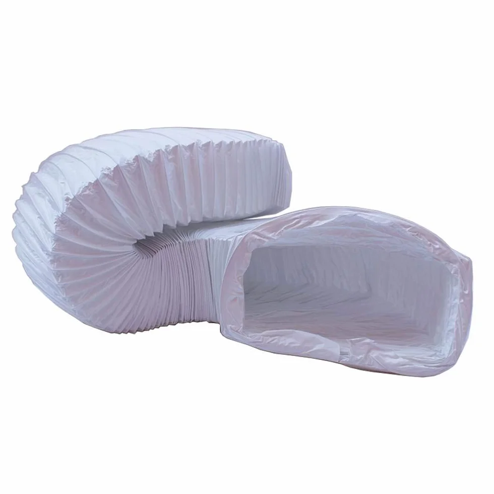Kair Tubo flessibile rettangolare in PVC, 220 mm x 90 mm, lunghezza 3 m