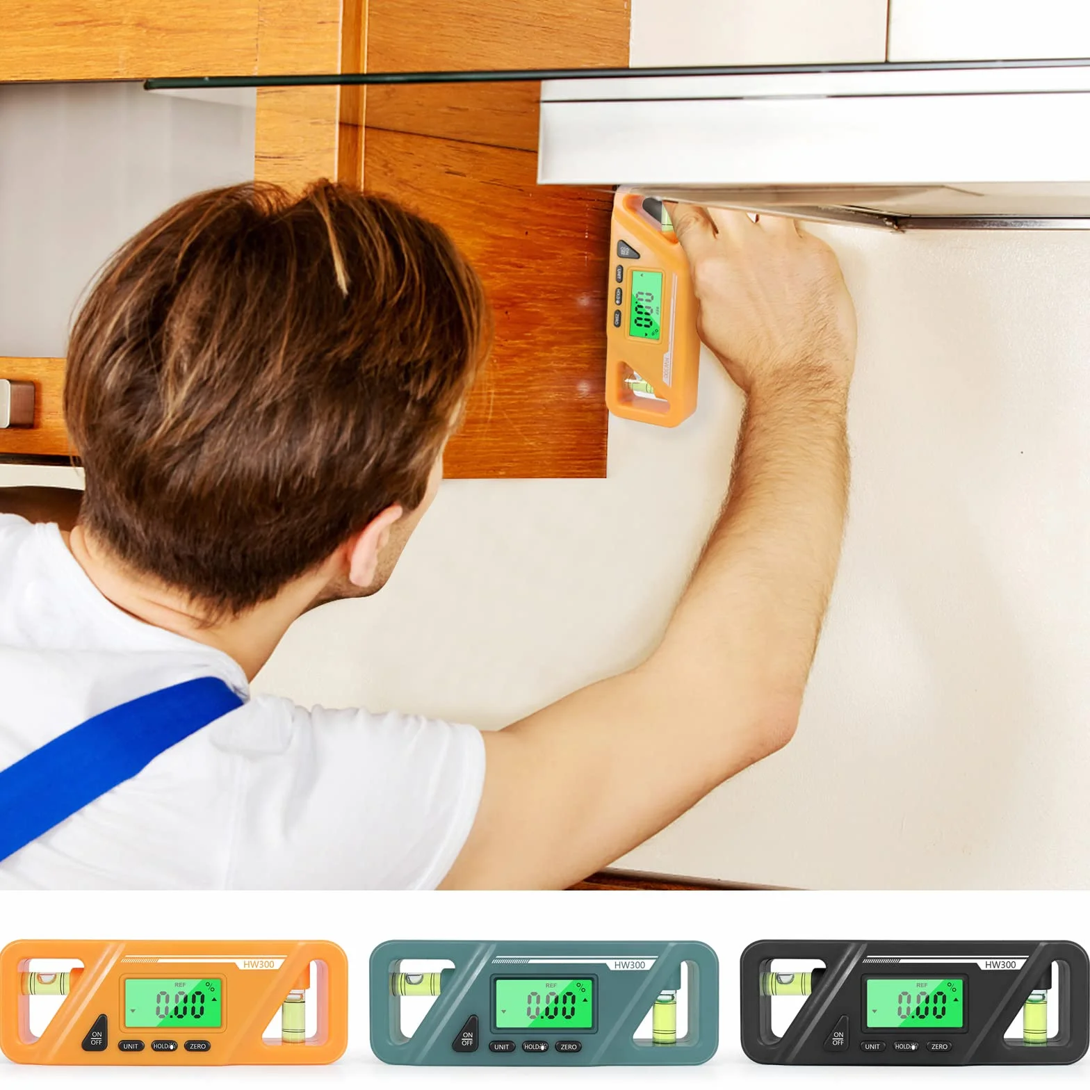 Goniometro digitale magnetico misura assoluta e relativa conversione angolare e inclinometro versatile Clinometro LCD con retroilluminazione