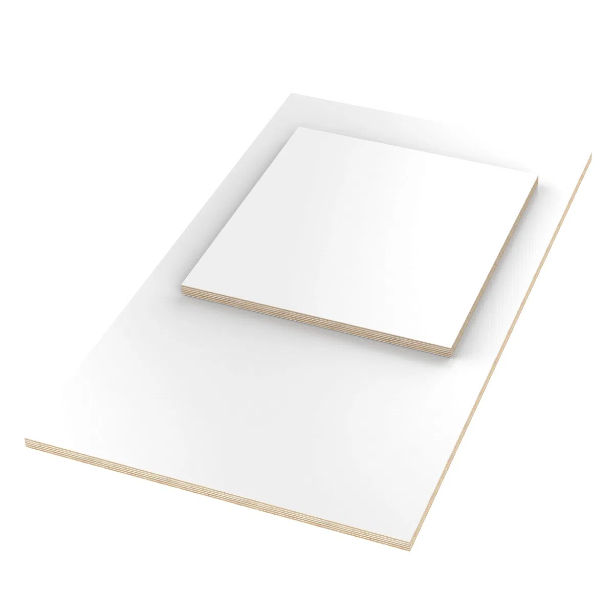 AUPROTEC 18mm Piano del Tavolo bianco 500 mm x 200 mm Pannello Multistrato rivestito melamminico selezione di 40cm-200cm Legno Compensato Massiccio di Betulla: rettangolare 50x20 cm