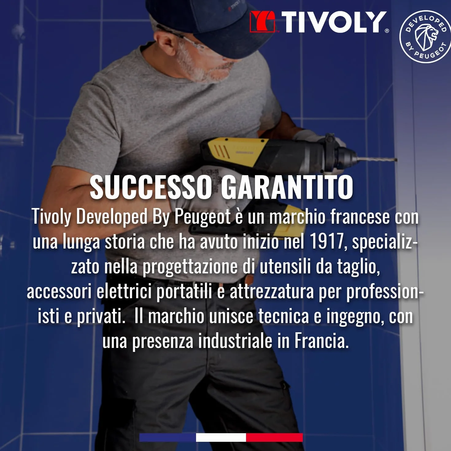TIVOLY - Spazzola metallica in acciaio ondulato per trapano - Per sverniciatura di barre e tubi metallici Ø10-20 mm - Aggancio antirotazione